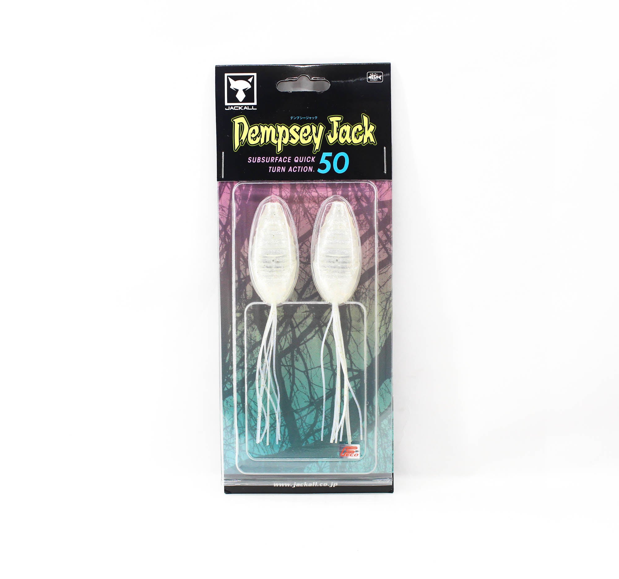 Jackall Soft Lure Dempsey Jack 50mm Flash Pearl Shad (1417)