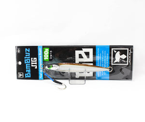 Jackall Jig de metal Bambluz Slow 100 gramos Raya brillante plateada