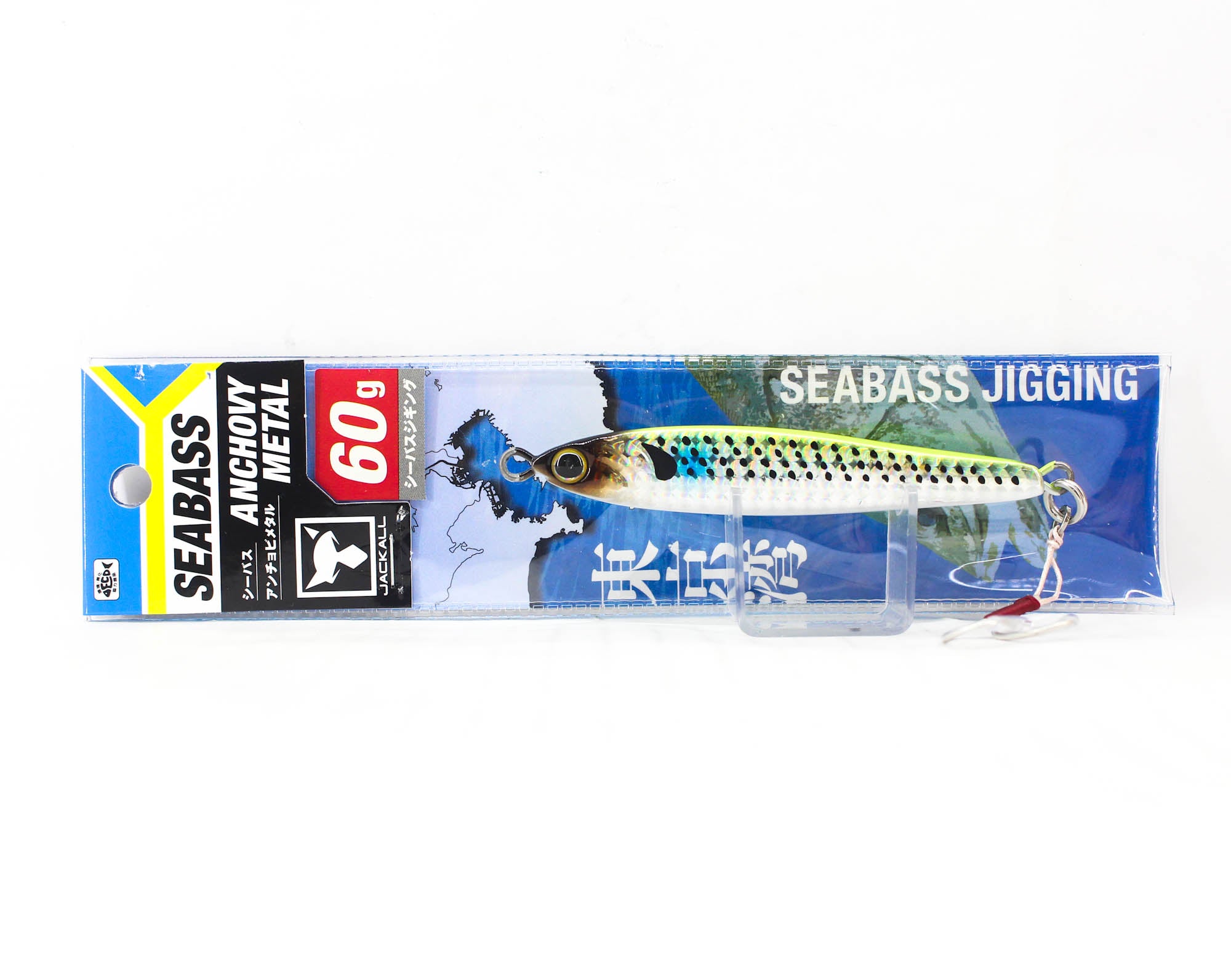 Sale Jackall Metal Jig Seabass Anchovy Metal 60 grams Meimetsu Chart (6443)