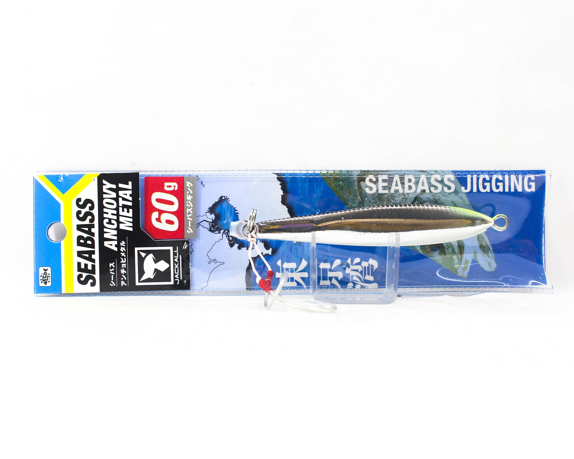 Sale Jackall Metal Jig Seabass Anchovy Metal 60 grams UV Flash (6450)