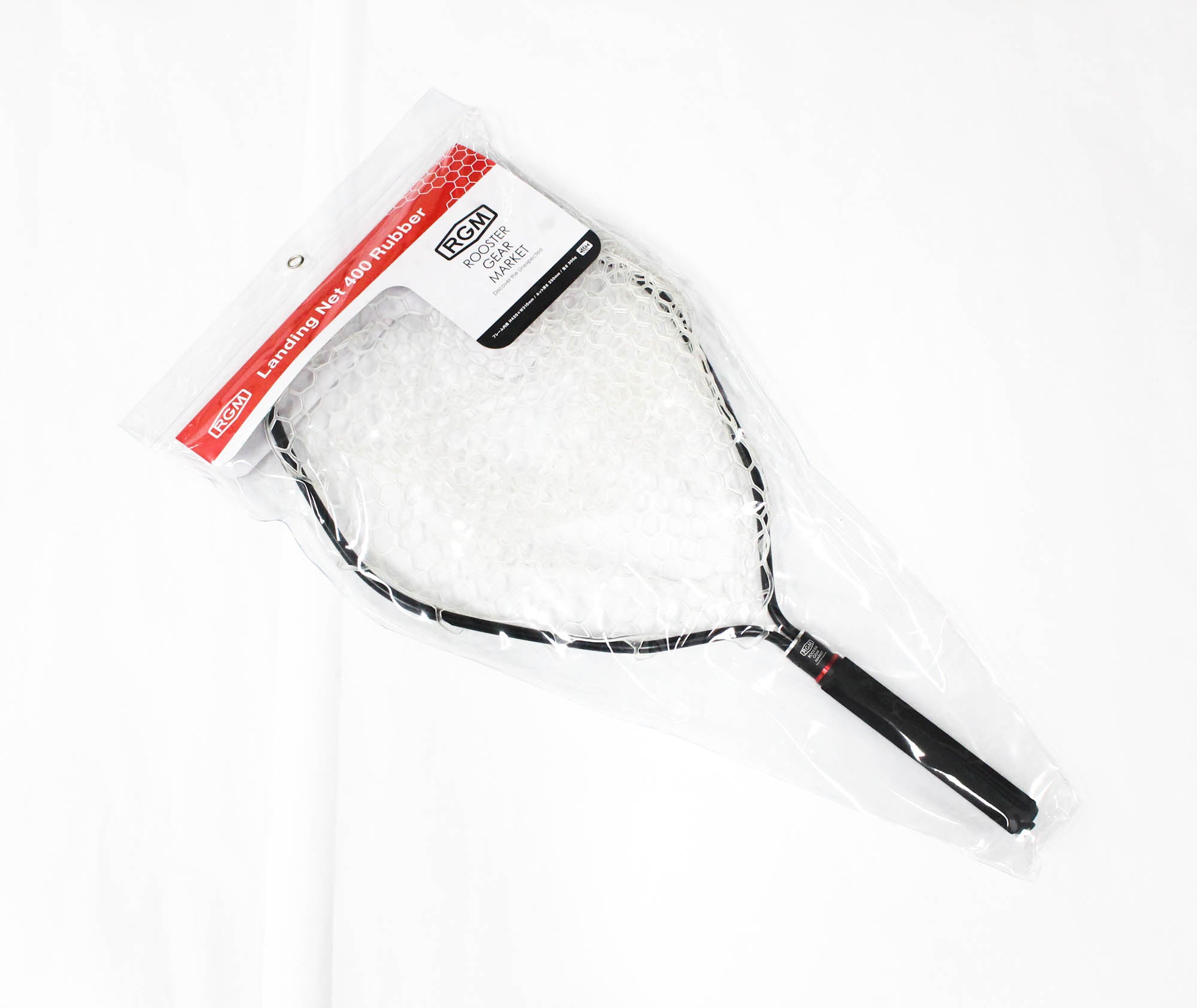 Jackall RGM Landing Net 400 Rubber 420x310x250mm Length 670mm Black (6511)