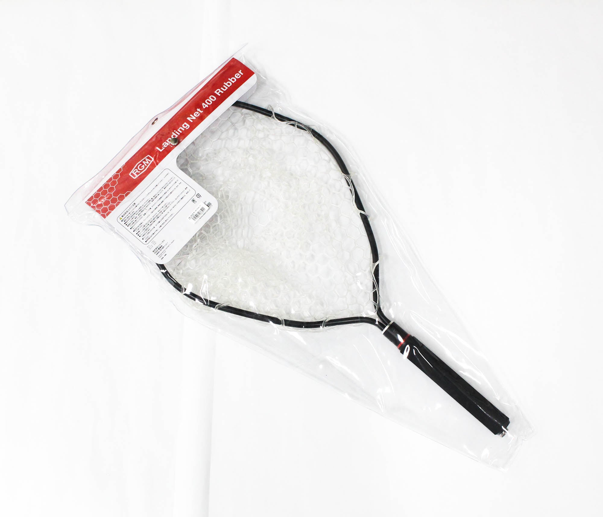 Jackall RGM Landing Net 400 Rubber 420x310x250mm Length 670mm Black (6511)