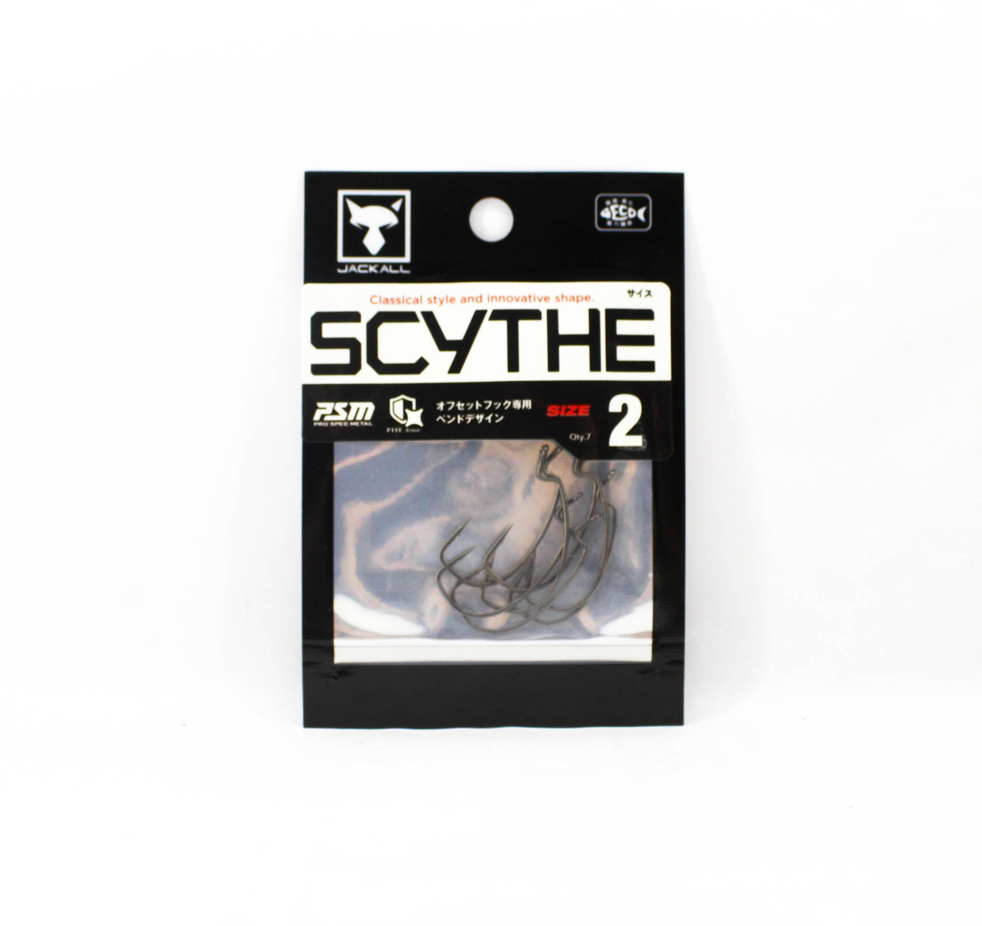 Jackall Hooks Scythe Size 2 7/Pack (7440)