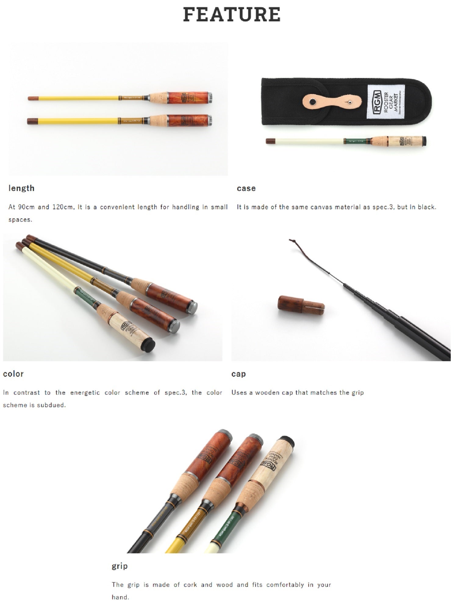 Jackall RGM Rod Pole Telescopic Spec 3 OT 120 Azuki (9628)