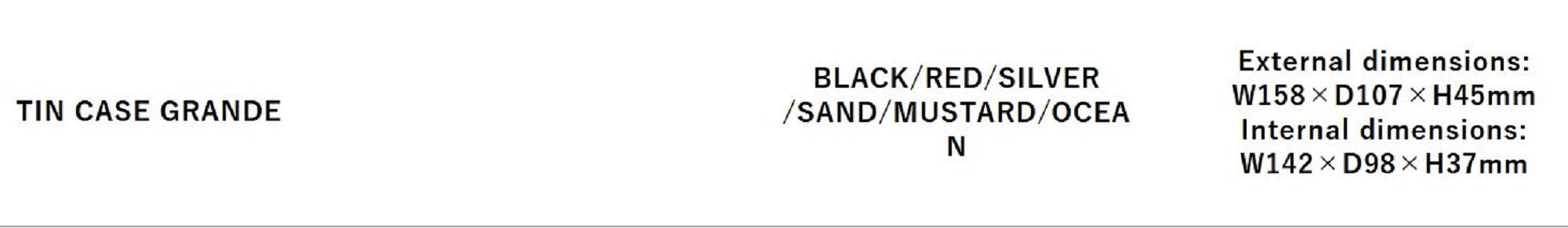 Jackall RGM Tin Case Grande Red (9703)