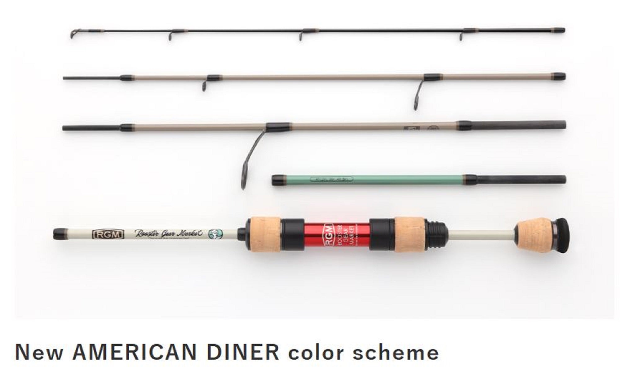 Jackall RGM Rod Spin Spec 5 58-62S 5Pc American Diner (9864)