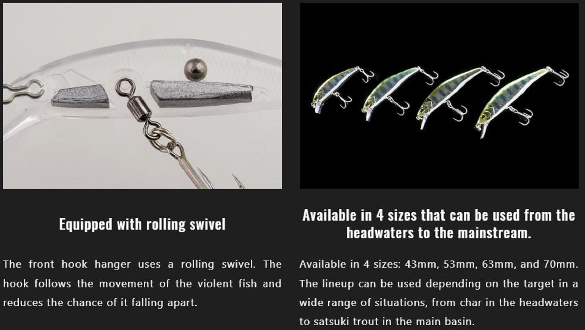 Jackall Timon Ryushin Knocker 53 HW Sinking Lure Parallel Chartreuse (0587)