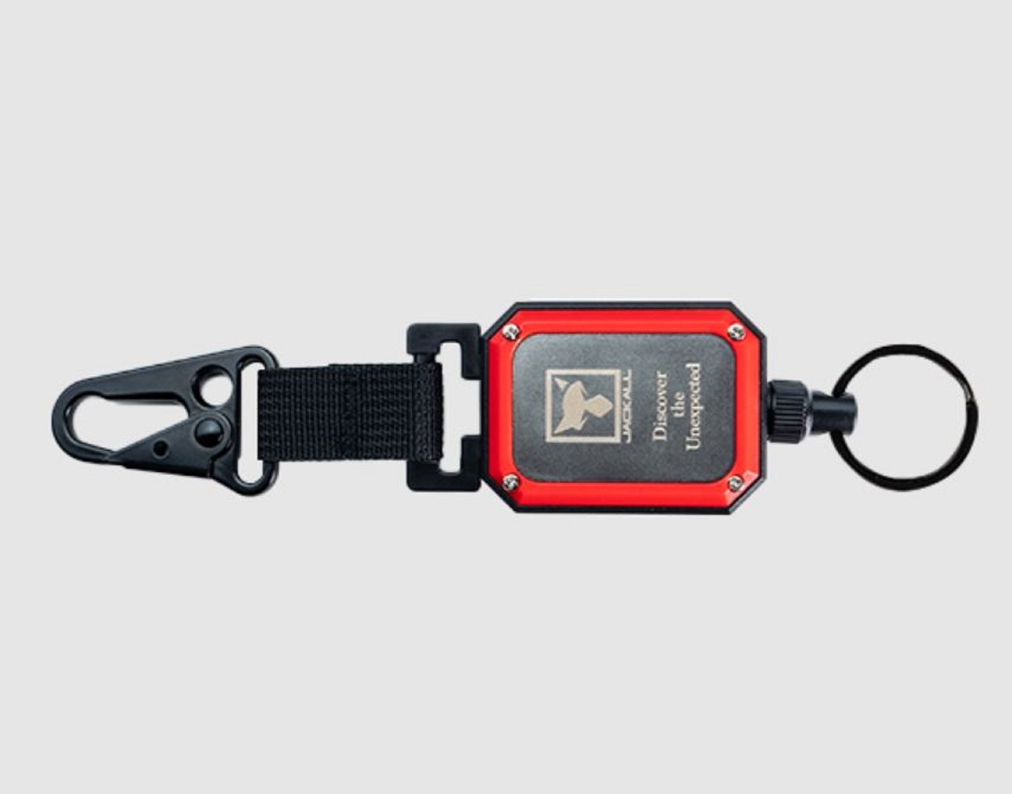 Jackall Carabiner Wire Reel 70cm Red (3212)