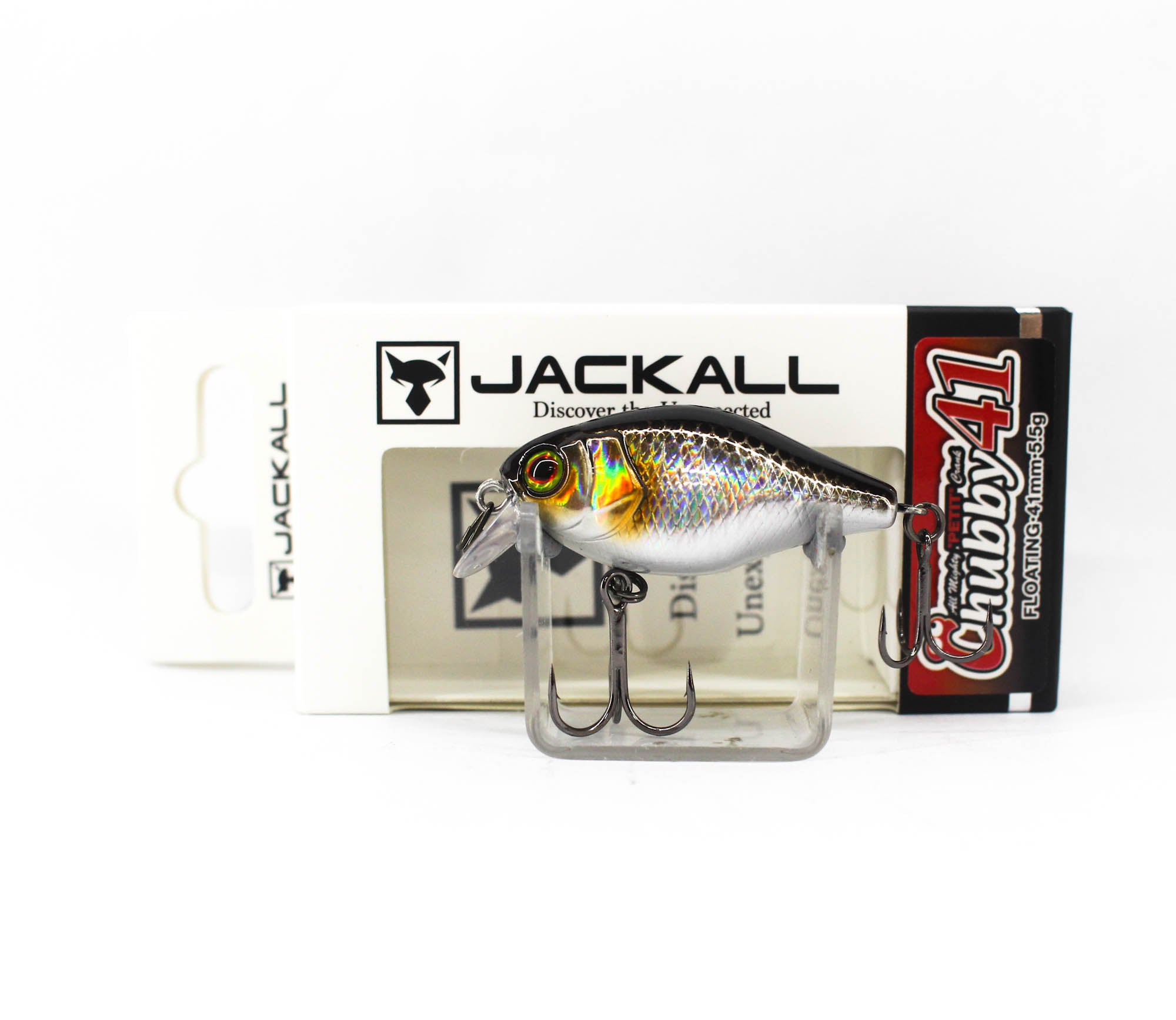 Jackall Chubby 41F Floating Lure HL Silver & Black (5186)