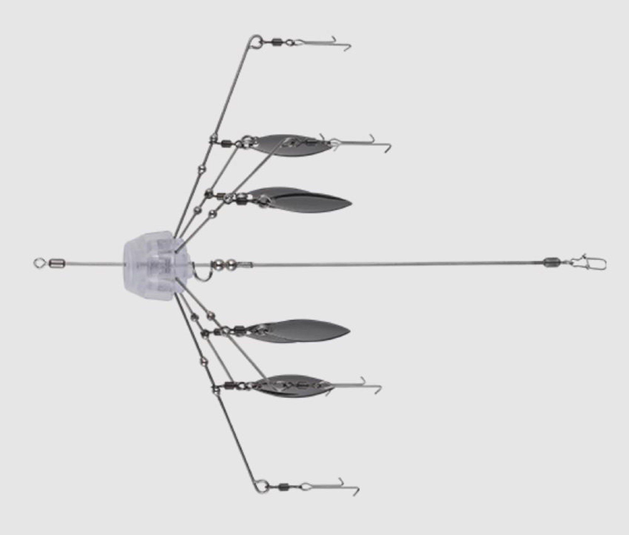 Jackall Luster Blade 75mm Alabama Rig Gun Metallic (6343)