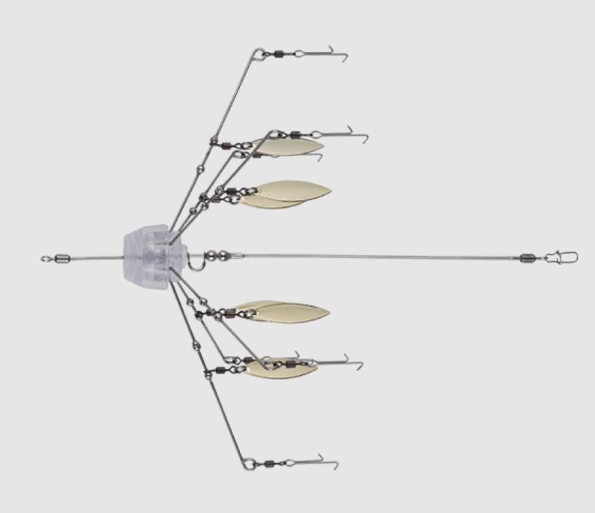 Jackall Luster Blade 75mm Alabama Rig Gold (6350)