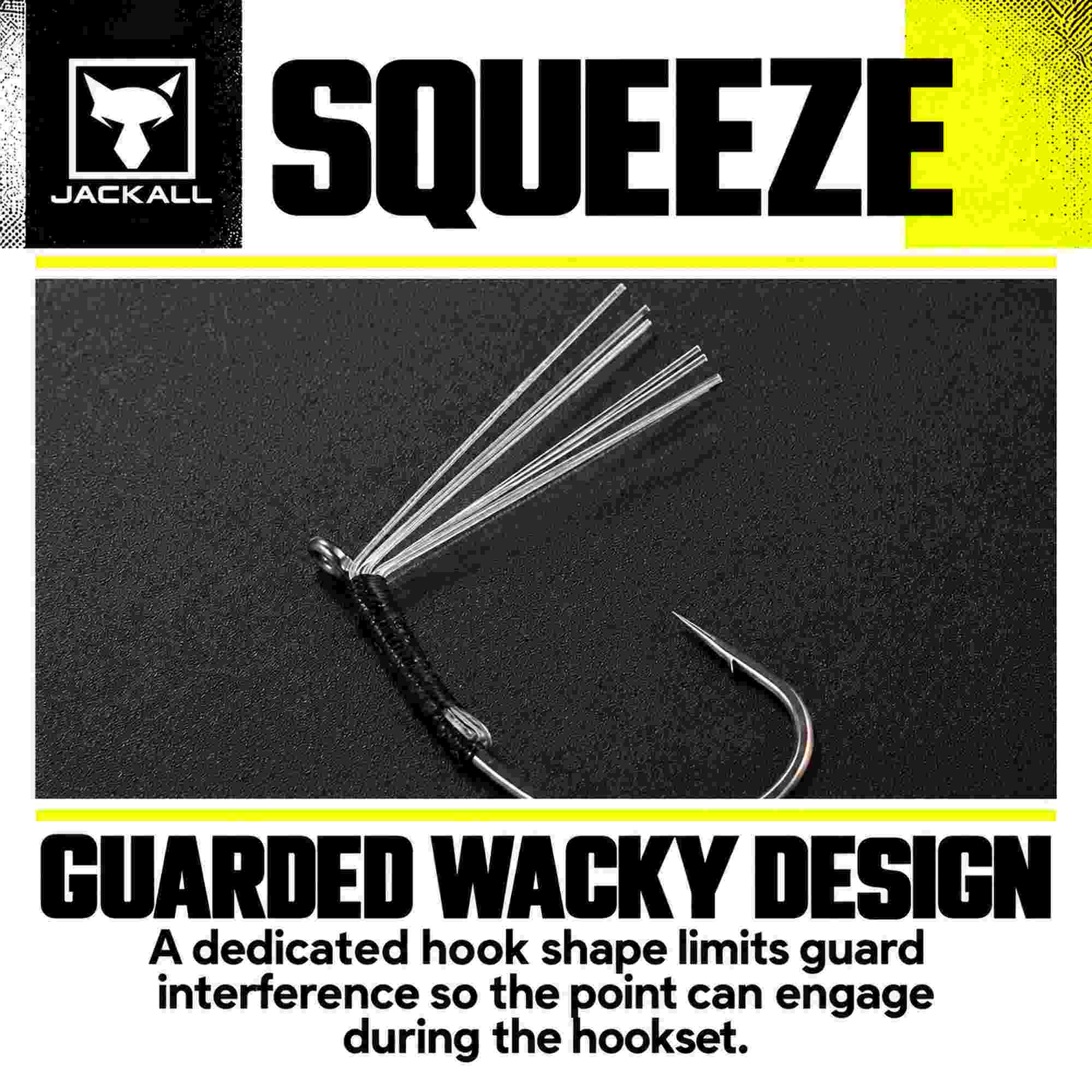 Jackall Hooks Squeeze 4 Per Pack Size 2/0 (9009)