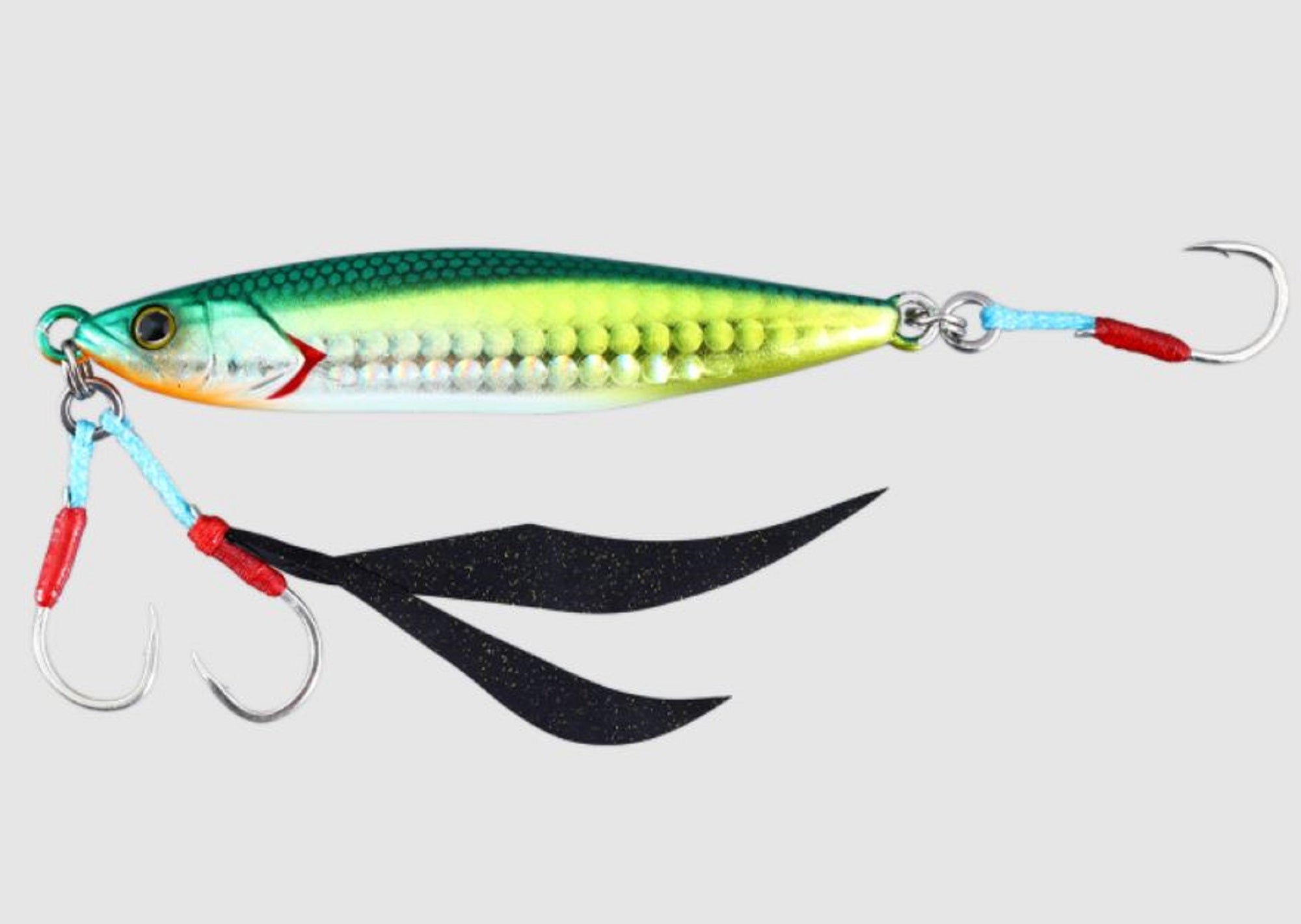 Jackall Metal Jig Flag Trap 40 grams Green Gold Hara Glow (2054)