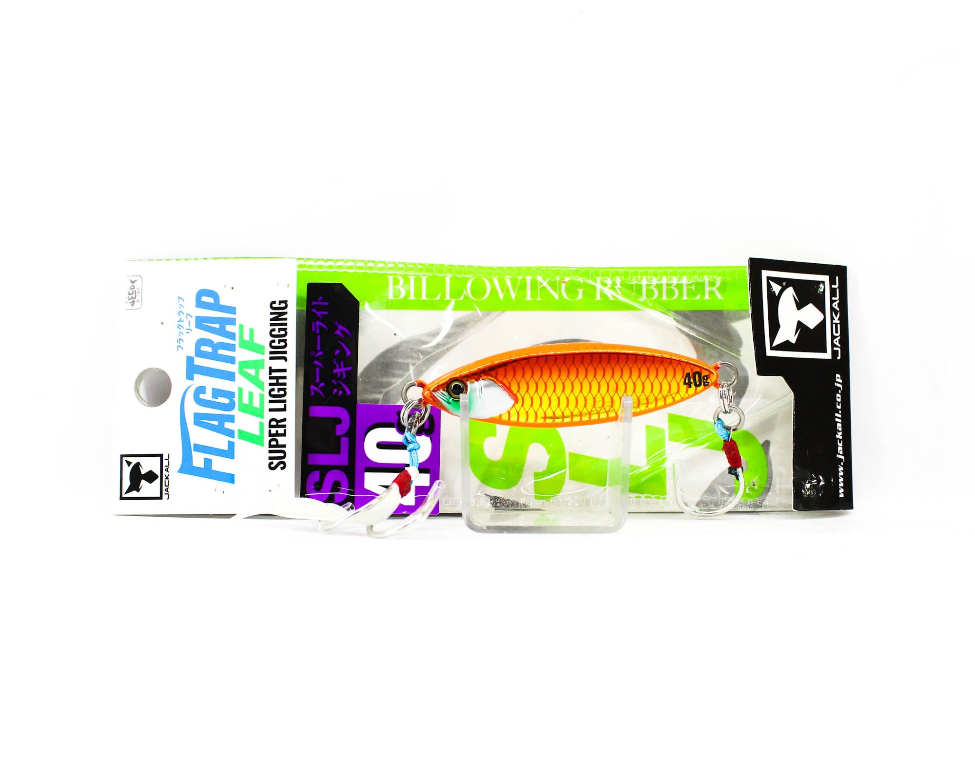 Jackall Metal Jig Flag Trap Leaf 40 grams Orange Glow (2733)