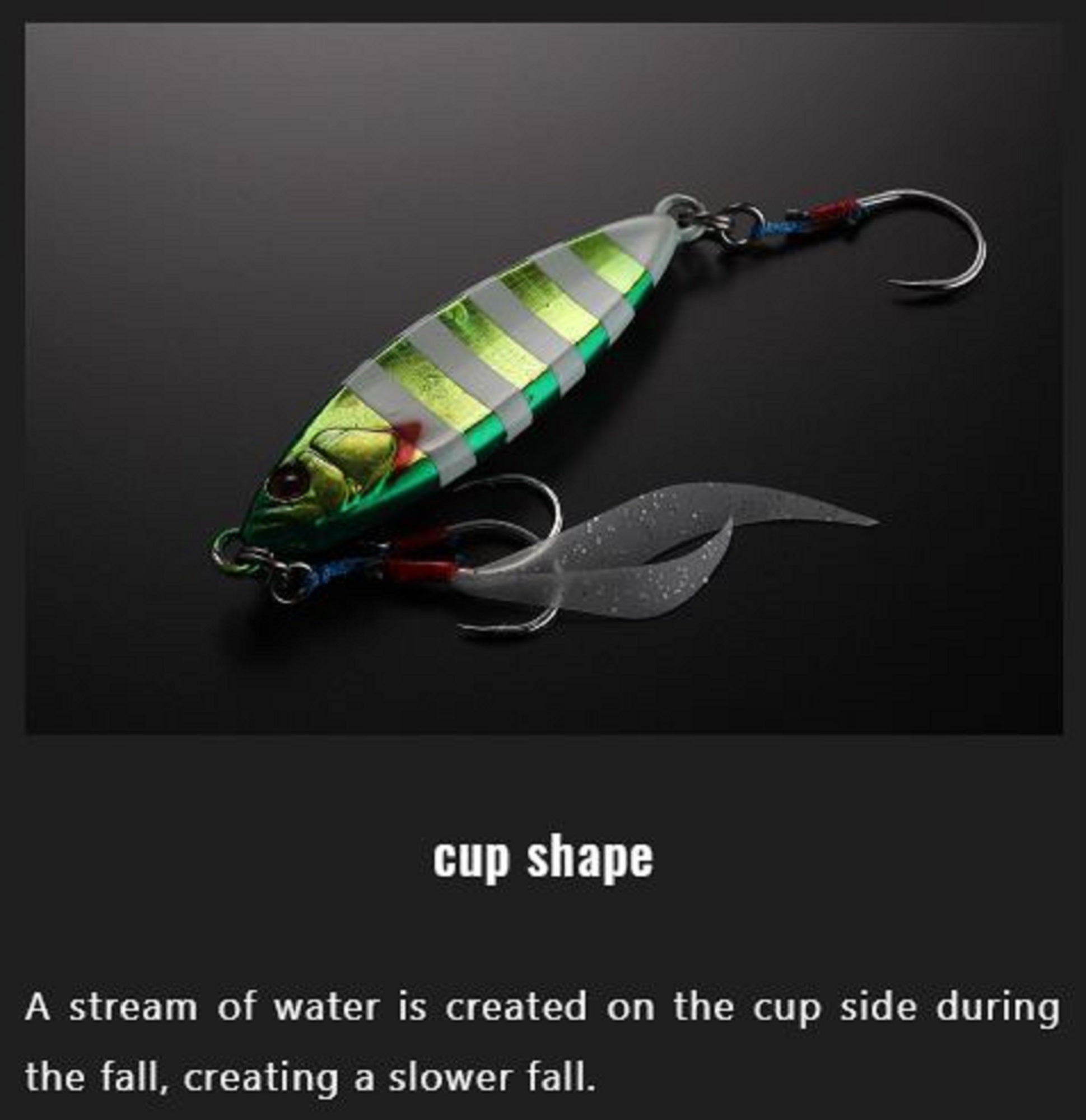 Jackall Metal Jig Flag Trap Leaf 40 grams Orange Glow (2733)