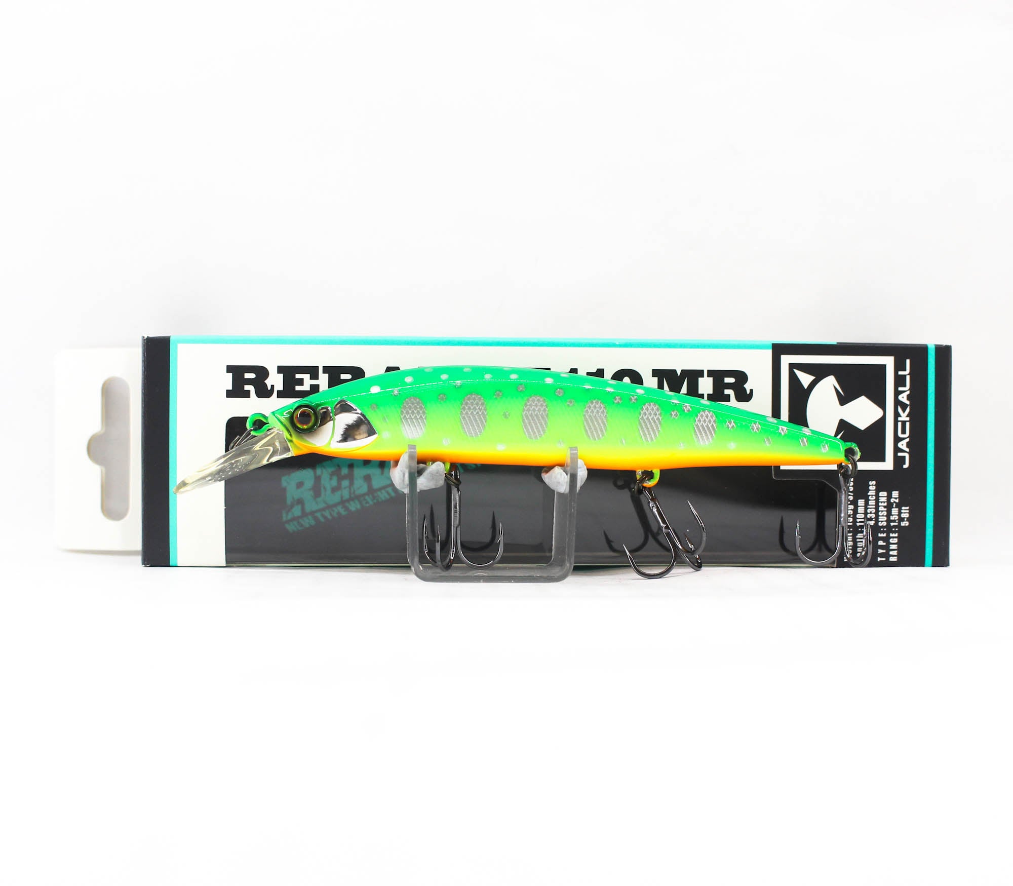 Jackall Rerange 110SP MR Suspend Lure Chartreuse Back Yamame (5451)
