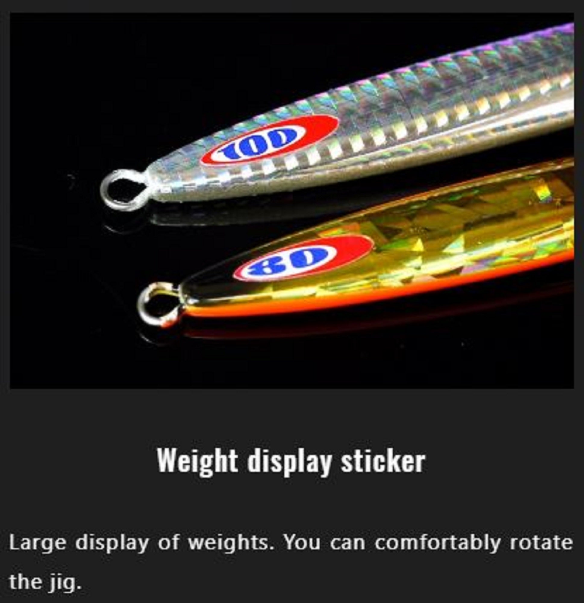 Jackall Metal Jig Anchovy Type 2 Slow Slide 250 grams Chart Glow (7219)