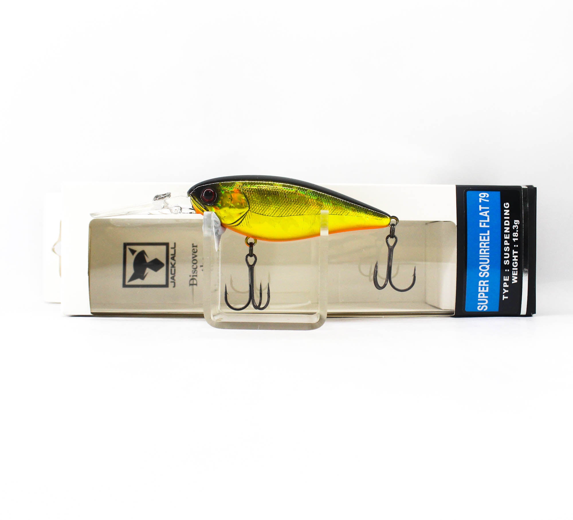 Jackall Squirrel 79SP Flat SDD Suspend Lure HL Gold Black (8995)
