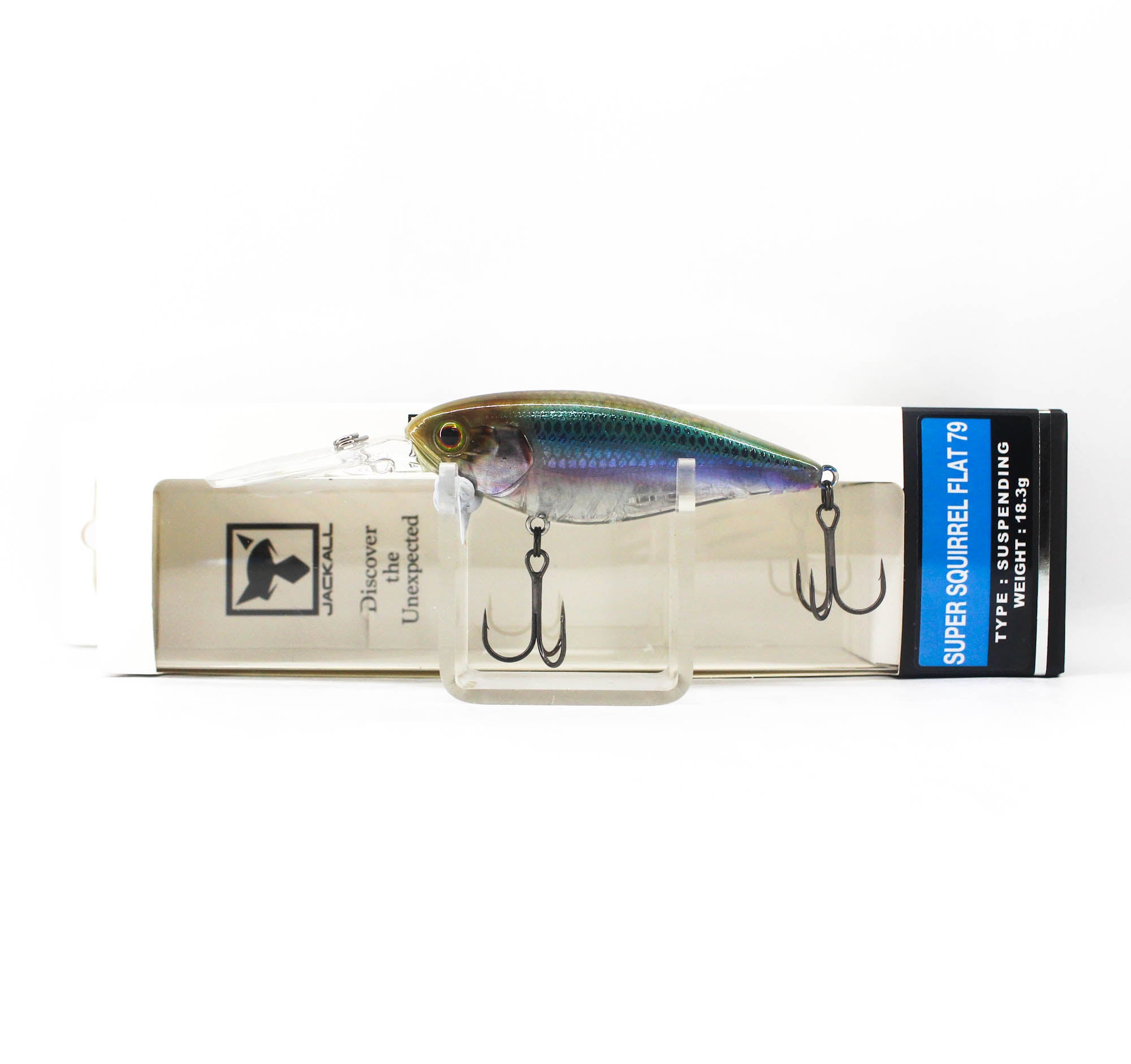 Jackall Squirrel 79SP Flat SDD Suspend Lure RT Uroko HL Wakasagi (9008)