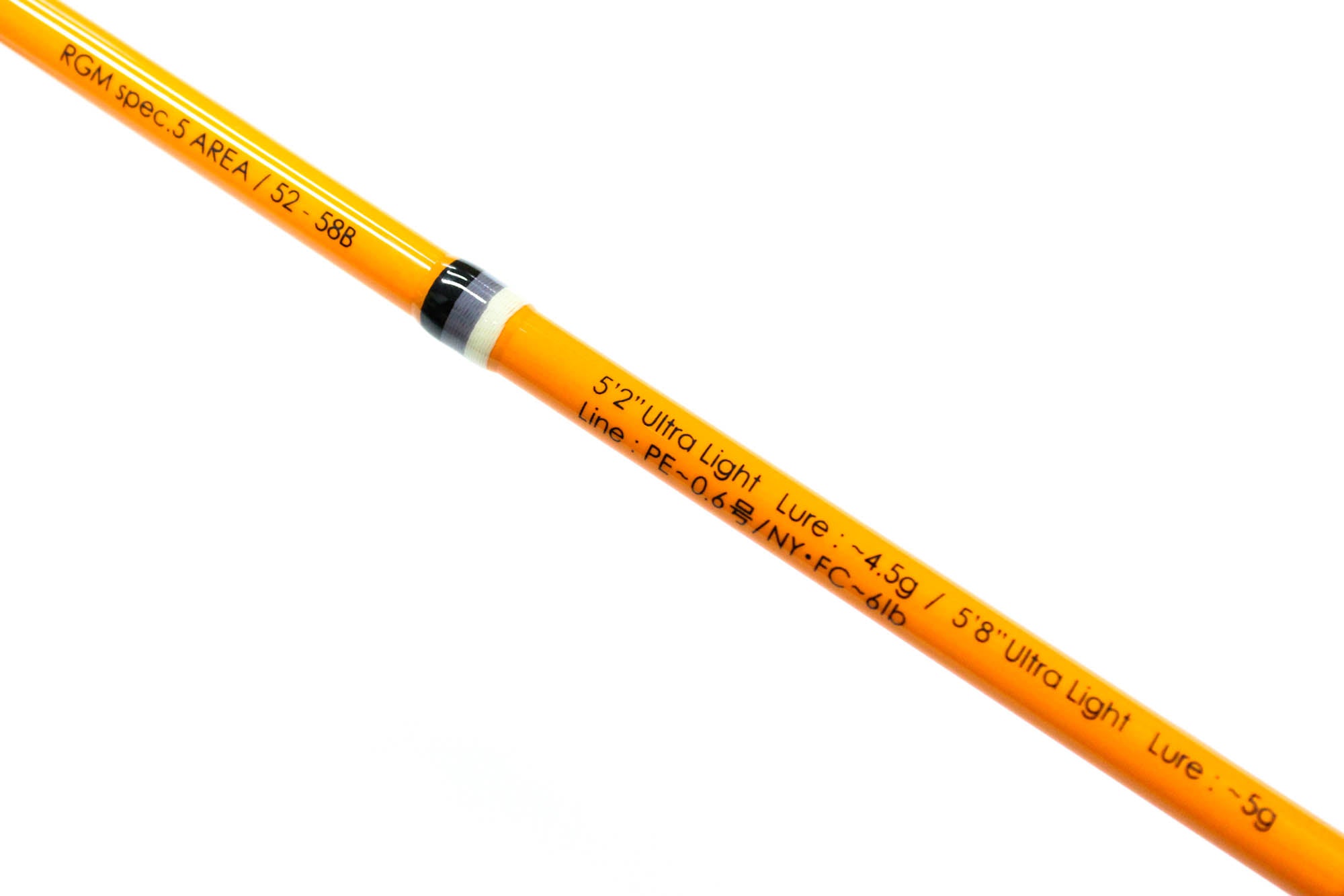 Jackall RGM Rod Baitcast Spec 5 Area 52-58B 5Pc Orange (2039)