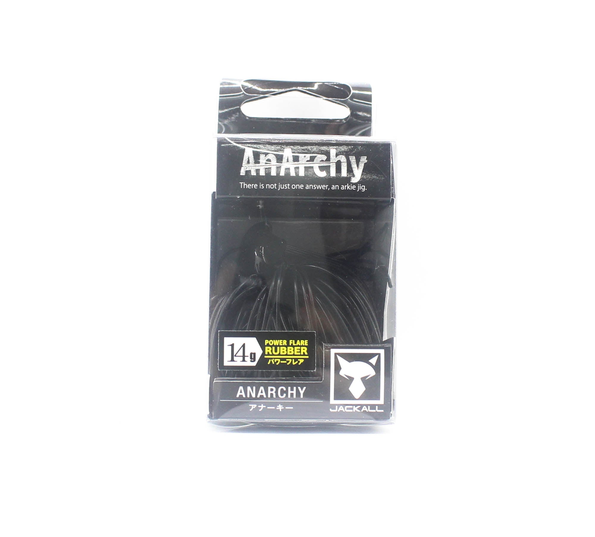 Jackall Anarchy Jig Power Flare 14 grams Sinking Lure Black (3333)