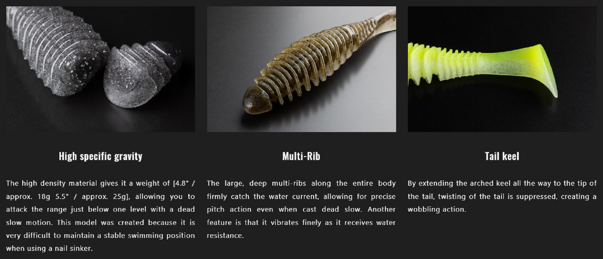 Jackall Soft Lure Dead Slower Full Contact 4.8 Inch Golden Shiner (4187)