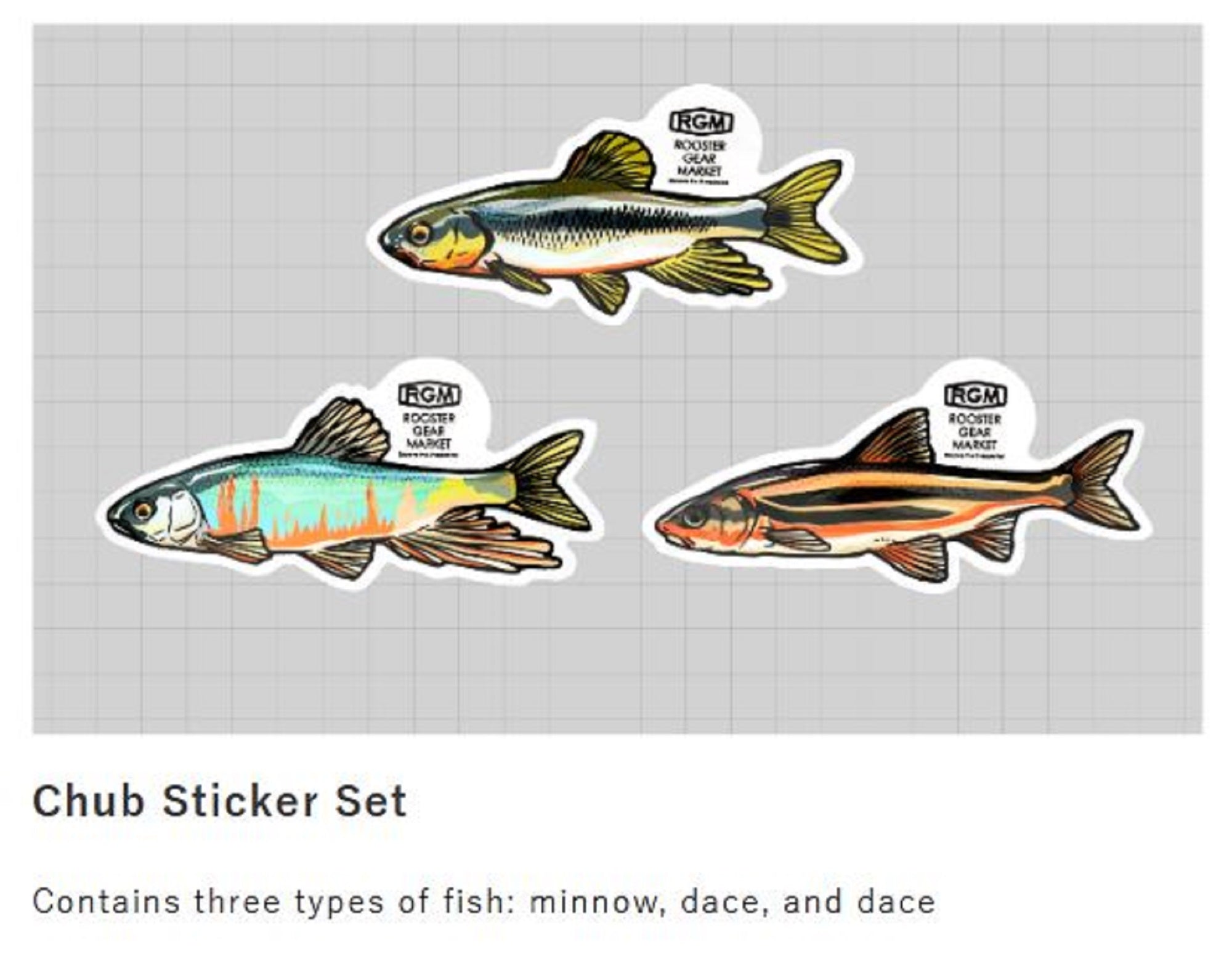 Jackall RGM Chub Sticker (5832)