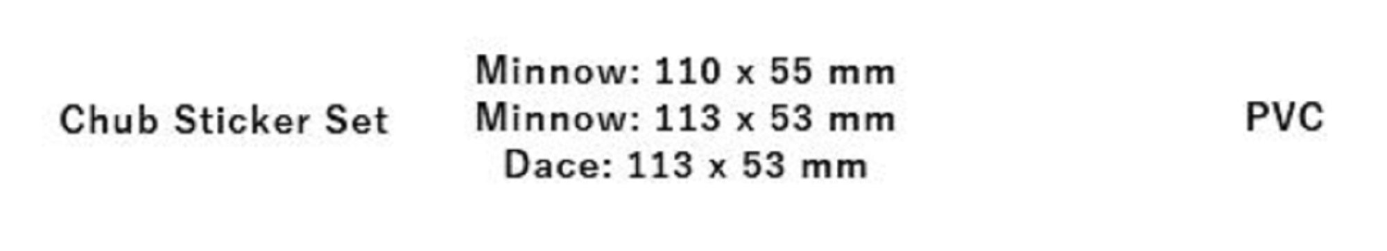 Jackall RGM Chub Sticker (5832)