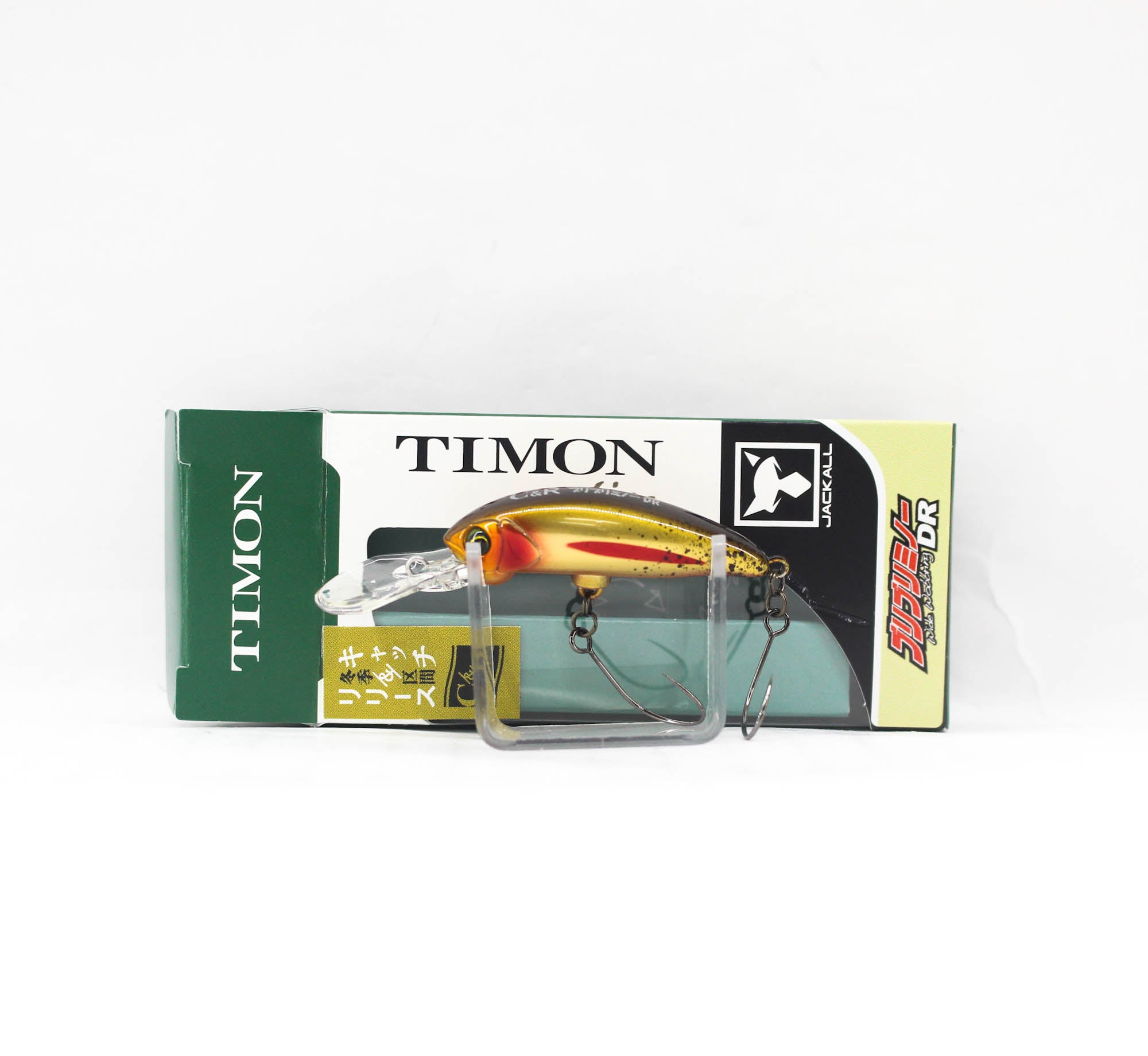 Jackall Timon Buri Buri Minnow C&R DR 40 mm Floating Lure HL Gold Trout (8420)