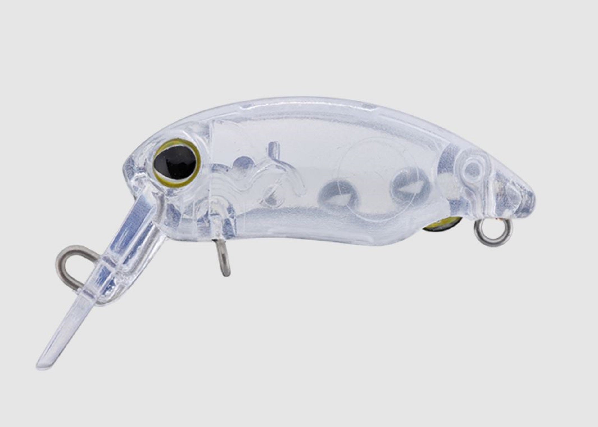 Jackall Mitts Dry Rattle 2 Hook 28mm Floating Lure Clear (9137)