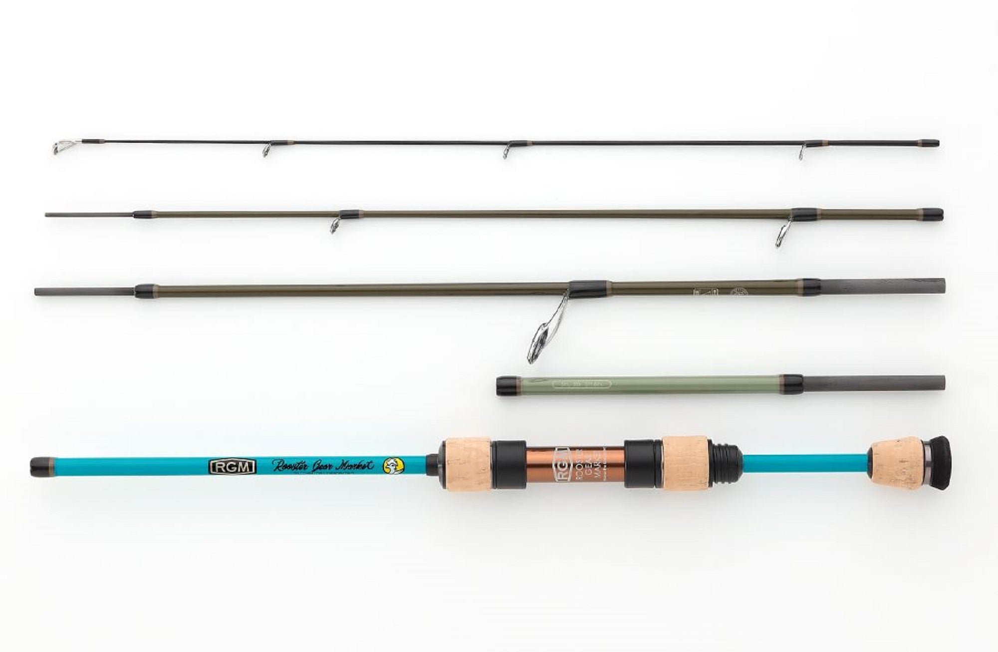 Jackall RGM Rod Spin Spec 5 58-62S 5Pc Teal Copper (0147)