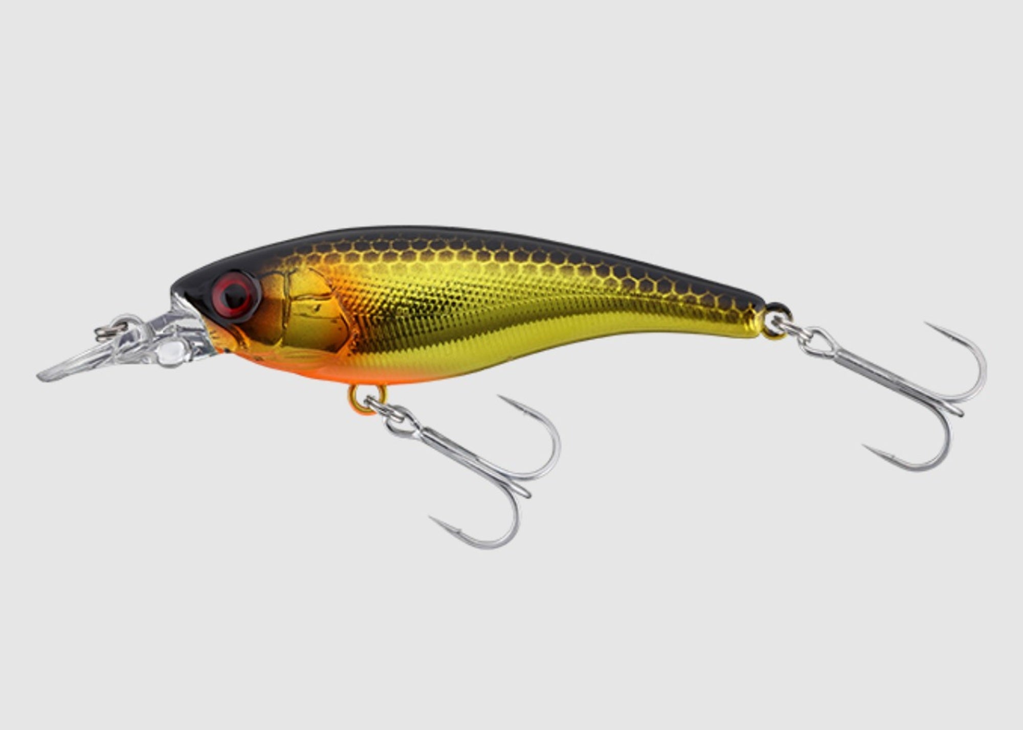 Jackall Soul Shad 68SSR F Floating Lure HL Gold & Black (0840)