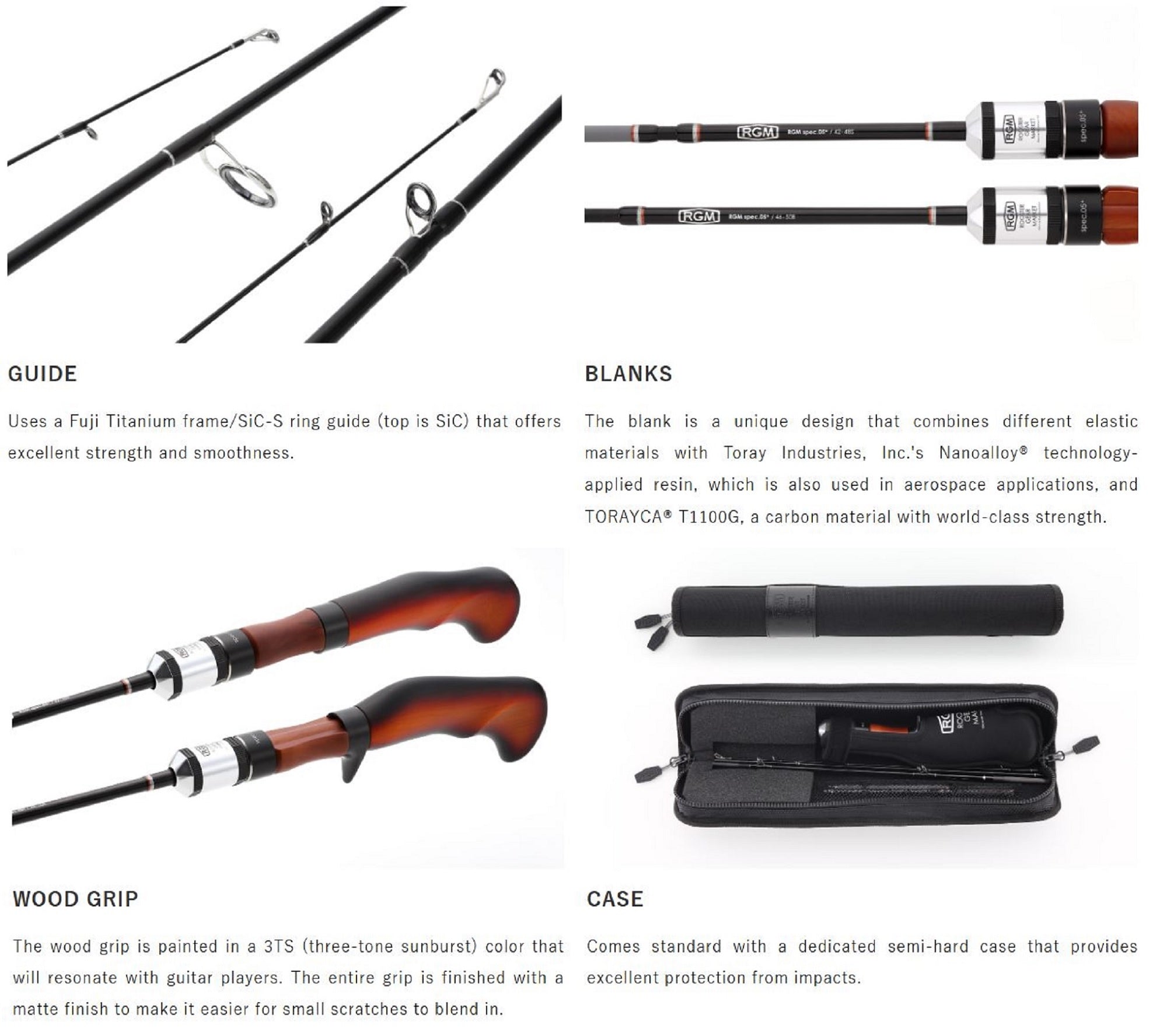Jackall RGM Rod Spinning RGM SPEC.5+ 42-48S 3TS (1724)