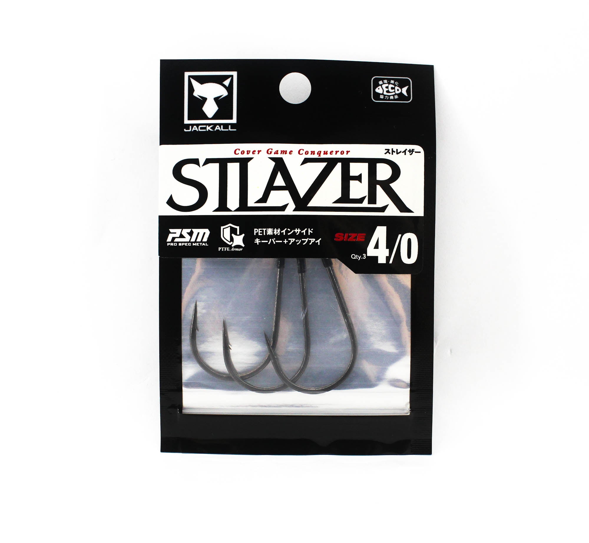 Jackall Hooks Stlazer 4 Per Pack Size 4/0 (6583)