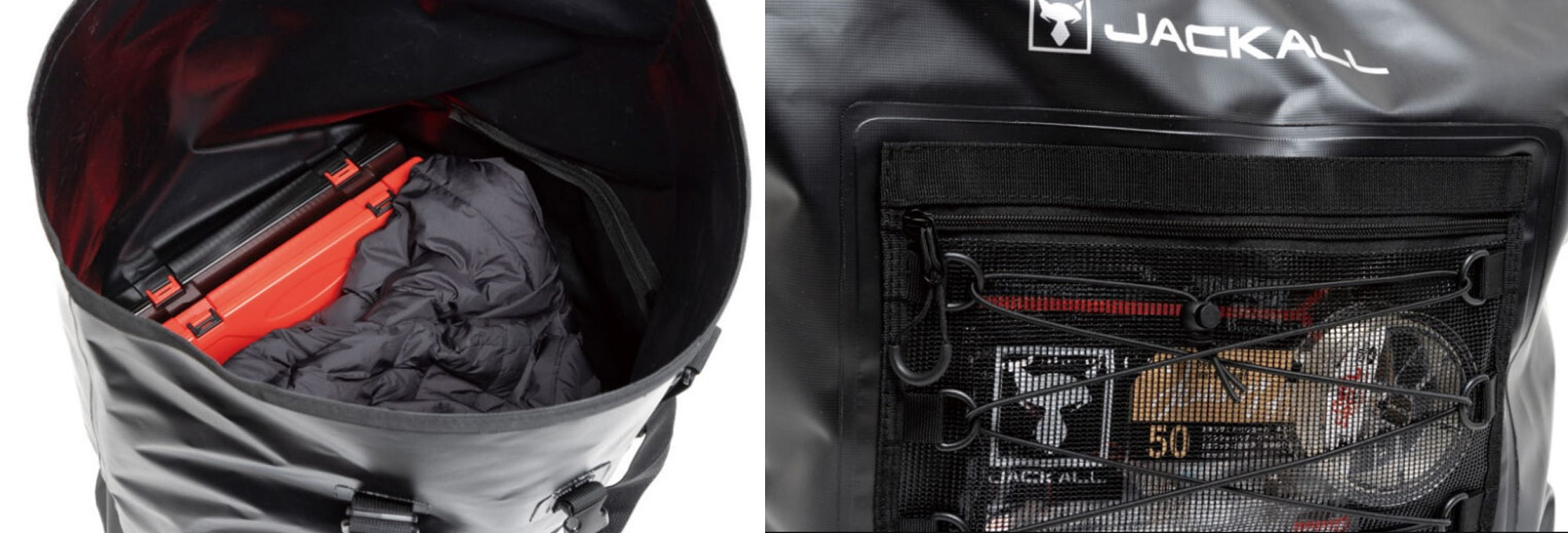 Jackall Bag Waterproof Totebag 40L - 45L Size L Black L (8921)