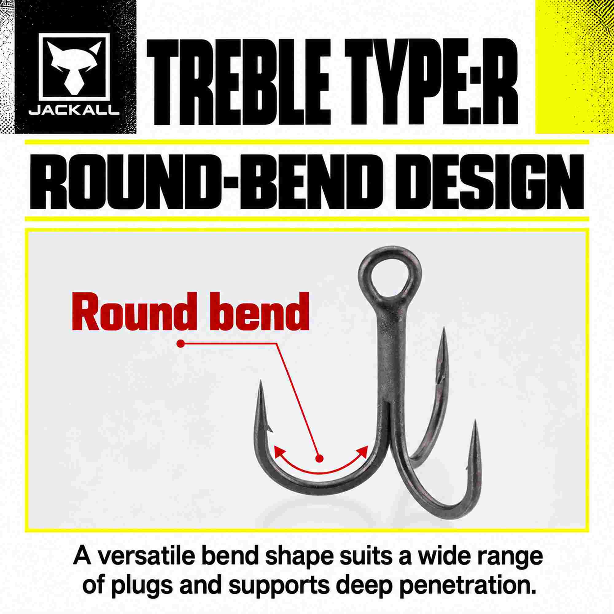 Jackall Treble Hook Type R Size 10 (9492)