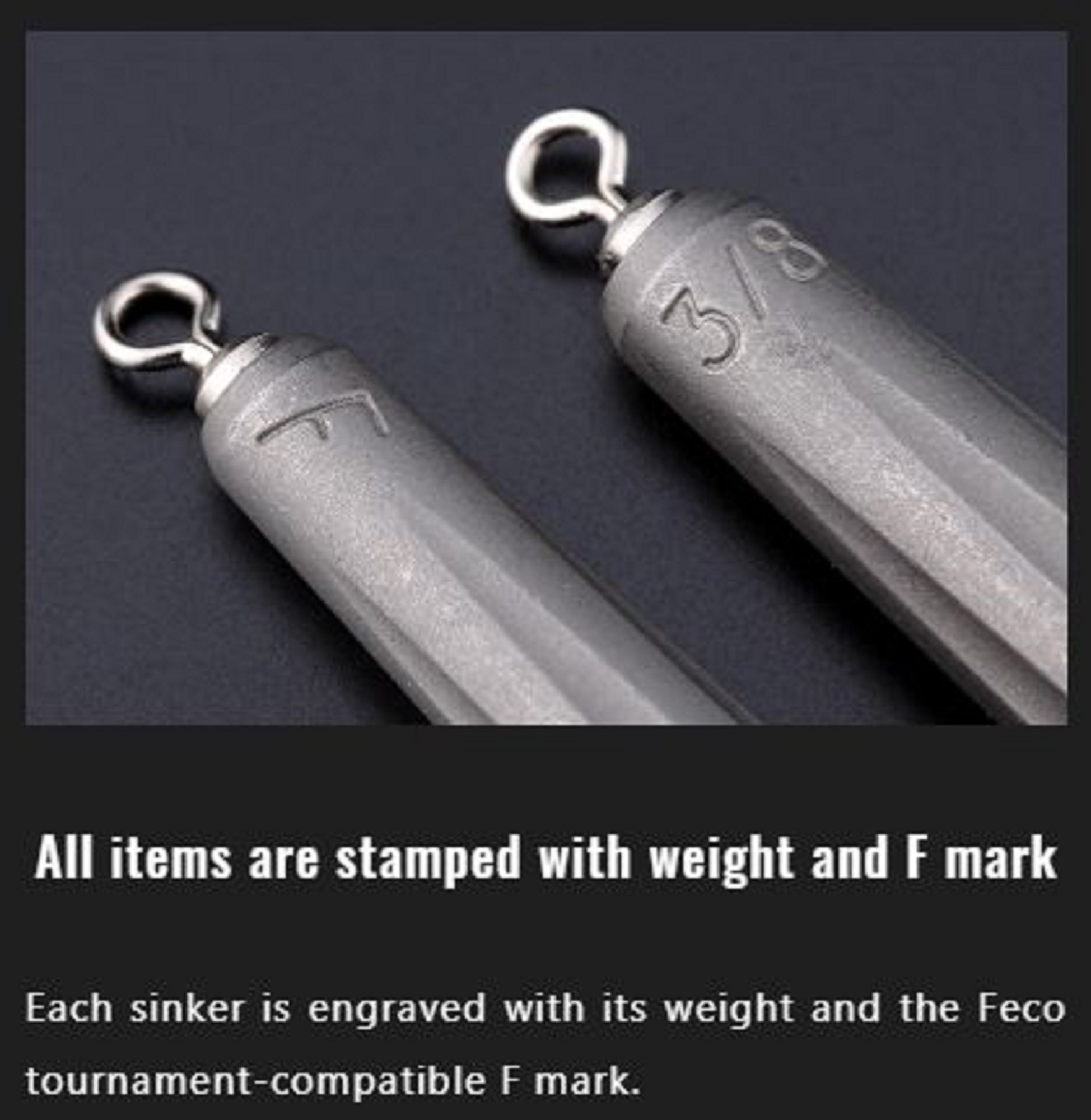 Jackall Tungsten Stick Round Eye Sinker Size 3.5 grams (1693)