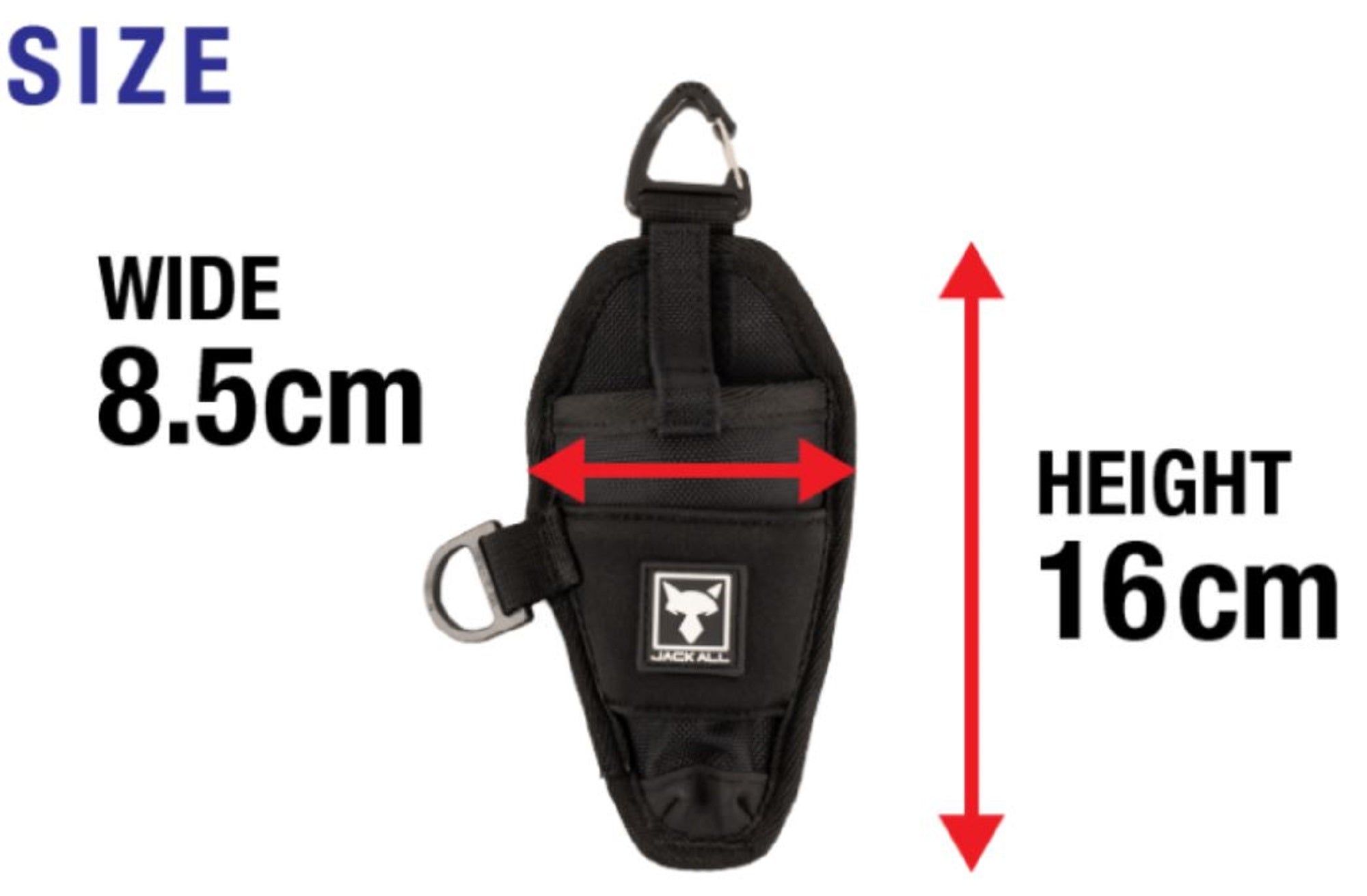 Jackall Fishing Pliers Holder Black Black (1778)