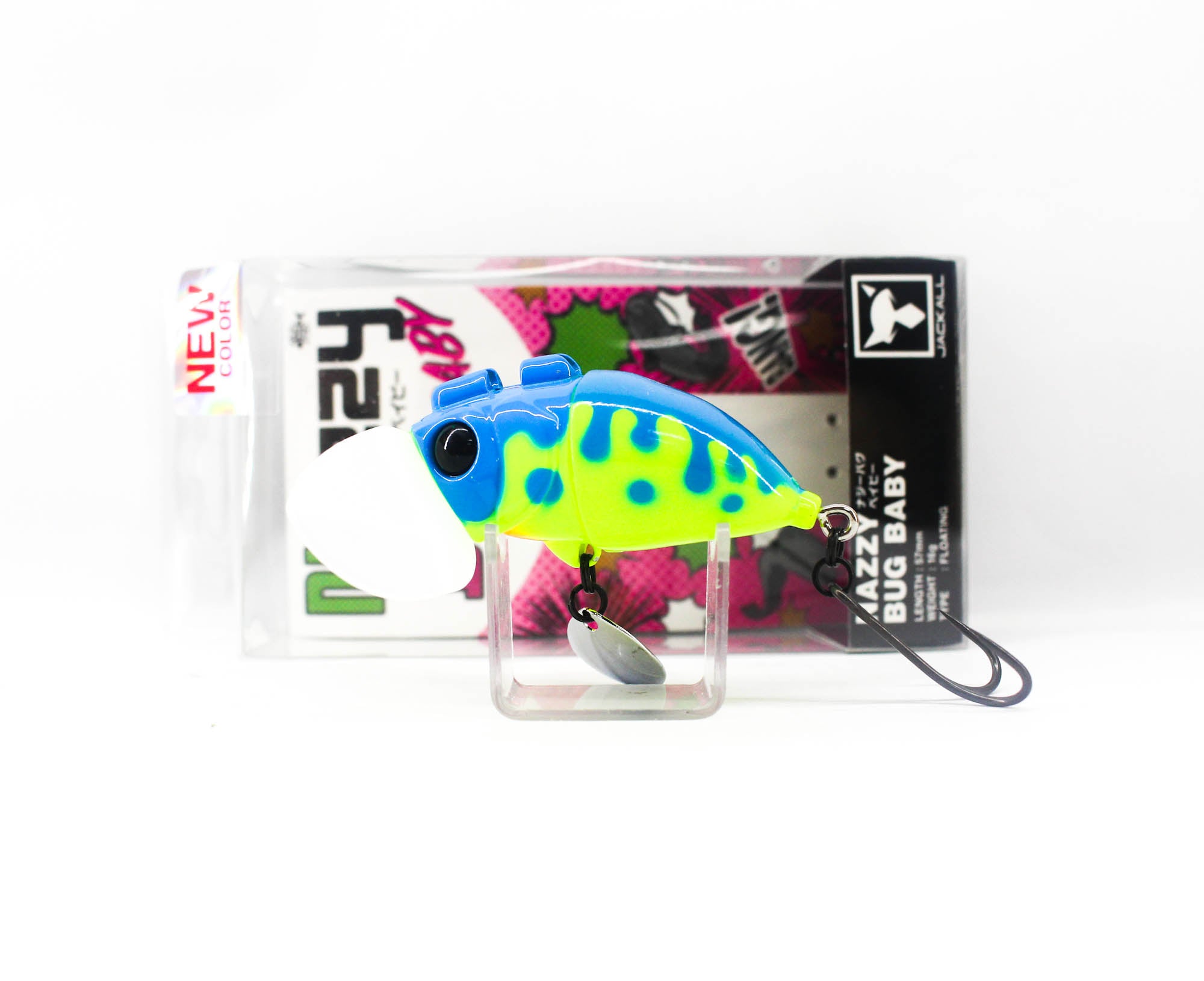 Jackall Nazzy Bug Baby 57 mm 16 grams Floating Lure Chart Blue Drip (4786)