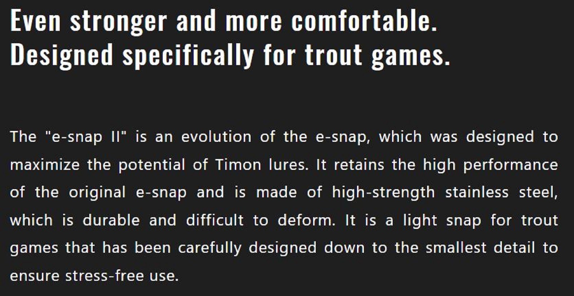 Jackall E-Snap II Size SSSS (7961)