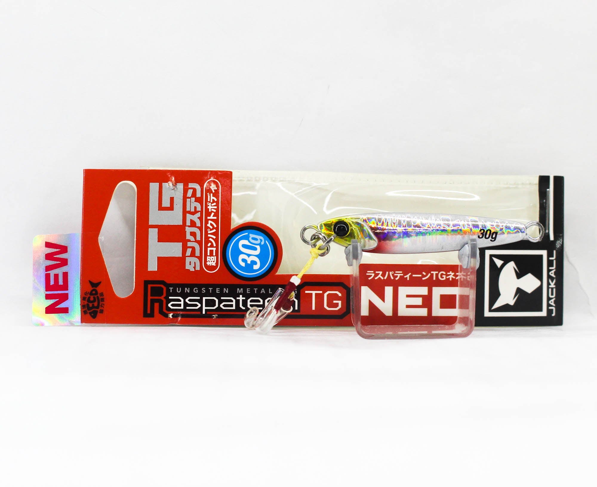 Jackall Metal Jig Raspateen TG Tungsten Neo 30 grams Shirasu Silver (8326)