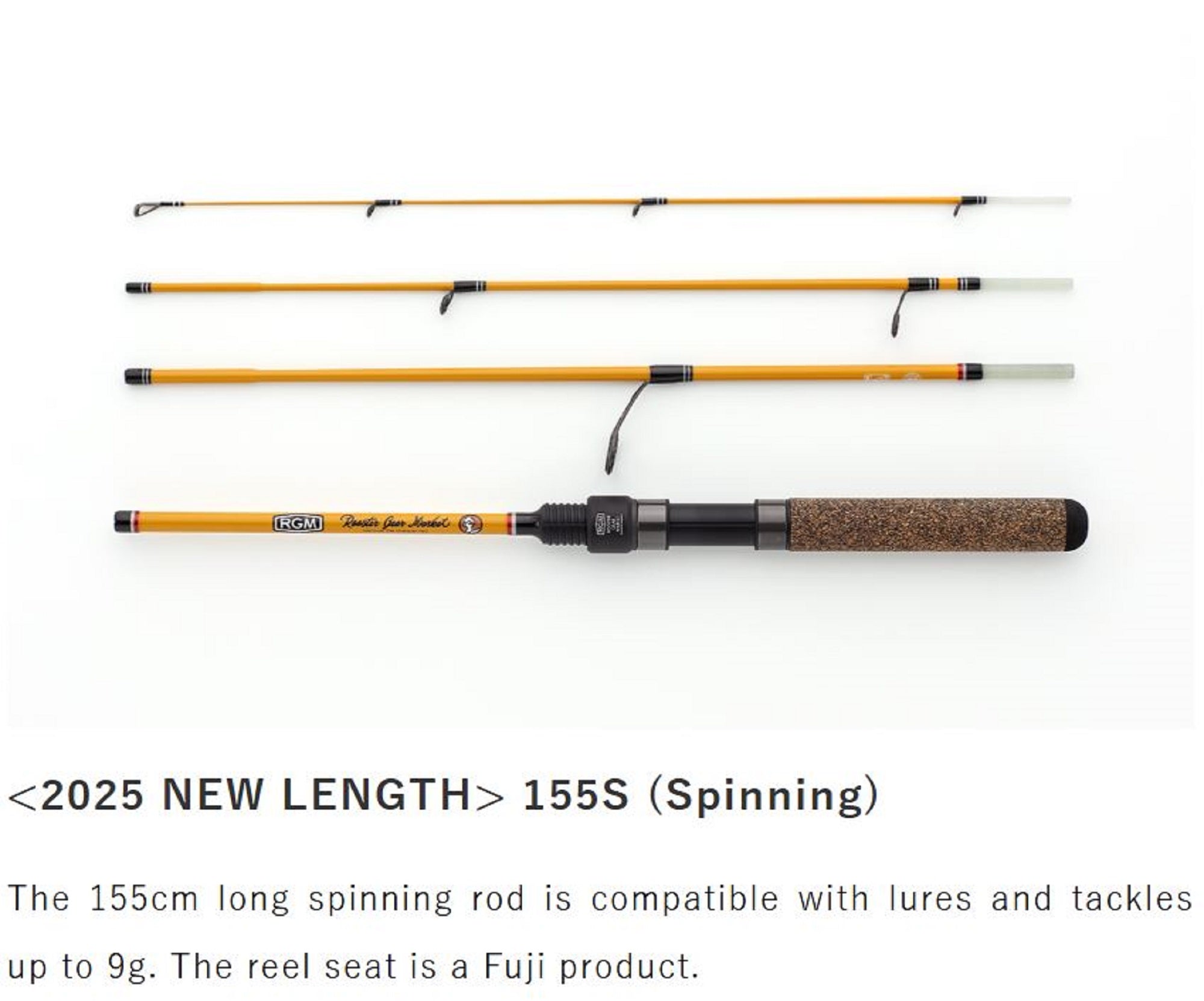 Jackall RGM Rod Spinning Spec T Tsugi 155S Coyote (1326)