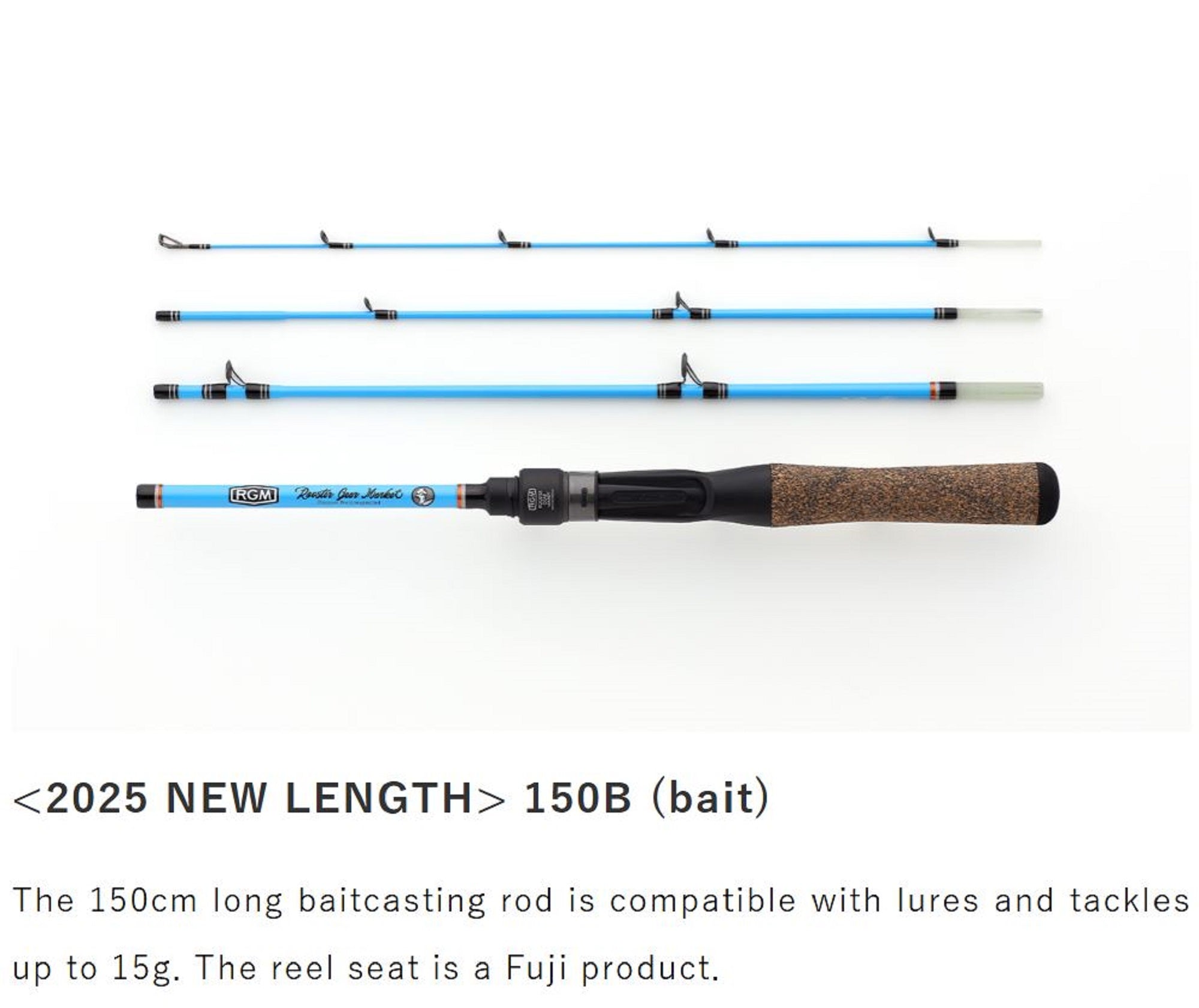 Jackall RGM Rod Baitcast Spec T Tsugi 150B Ivory (1340)