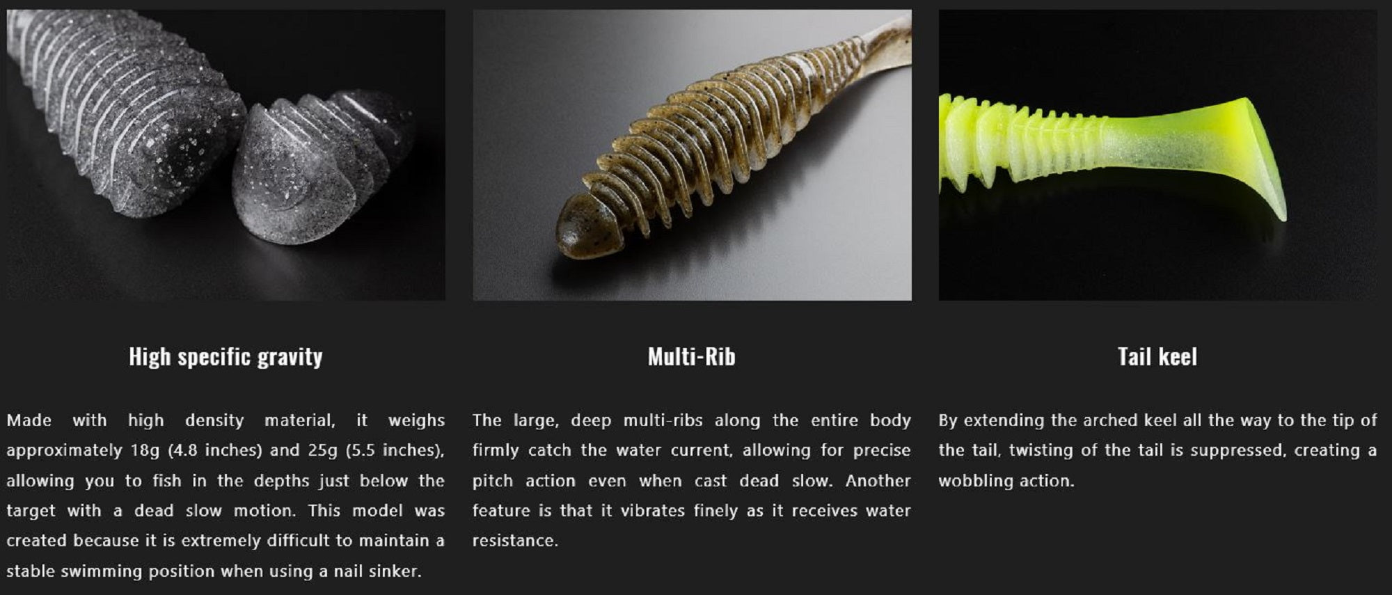 Jackall Soft Lure Dead Slower Full Contact 5.5 Inch River Attack (1425)