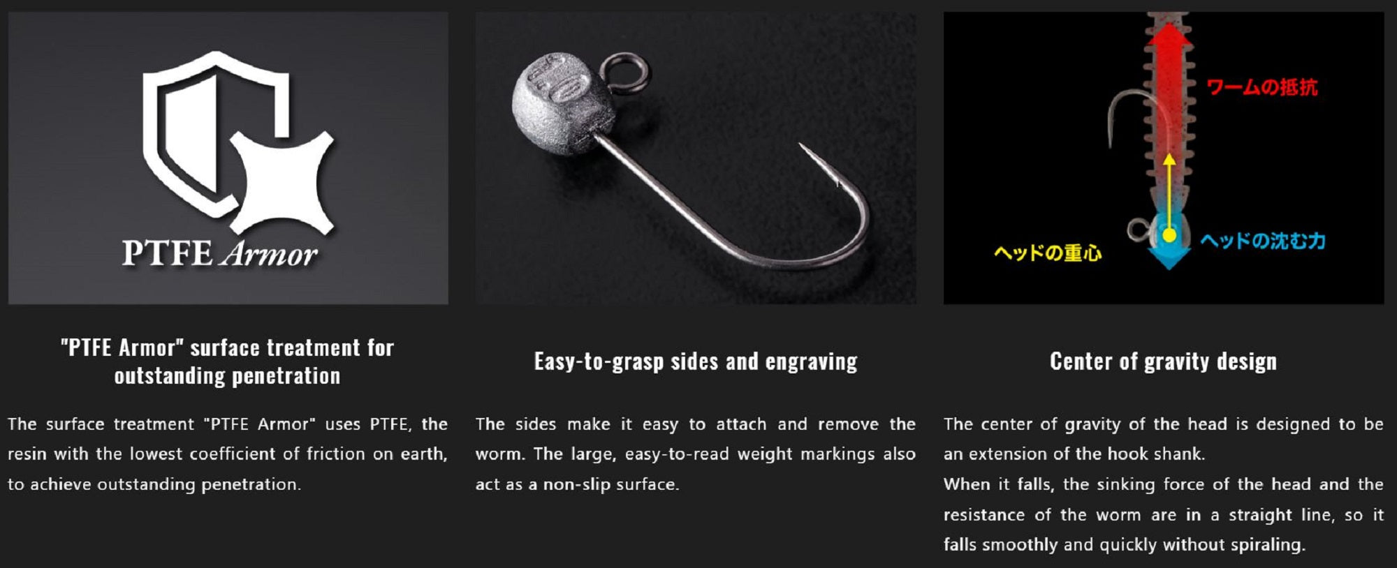 Jackall Jig Head LG Head Type Swim L Size 0.2g 5pcs (1524)