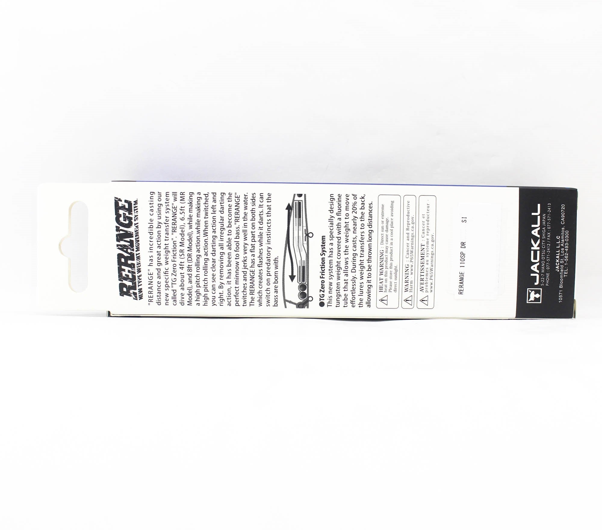 Jackall Rerange 110SP DR Suspend Lure Dark Phantom (1609)