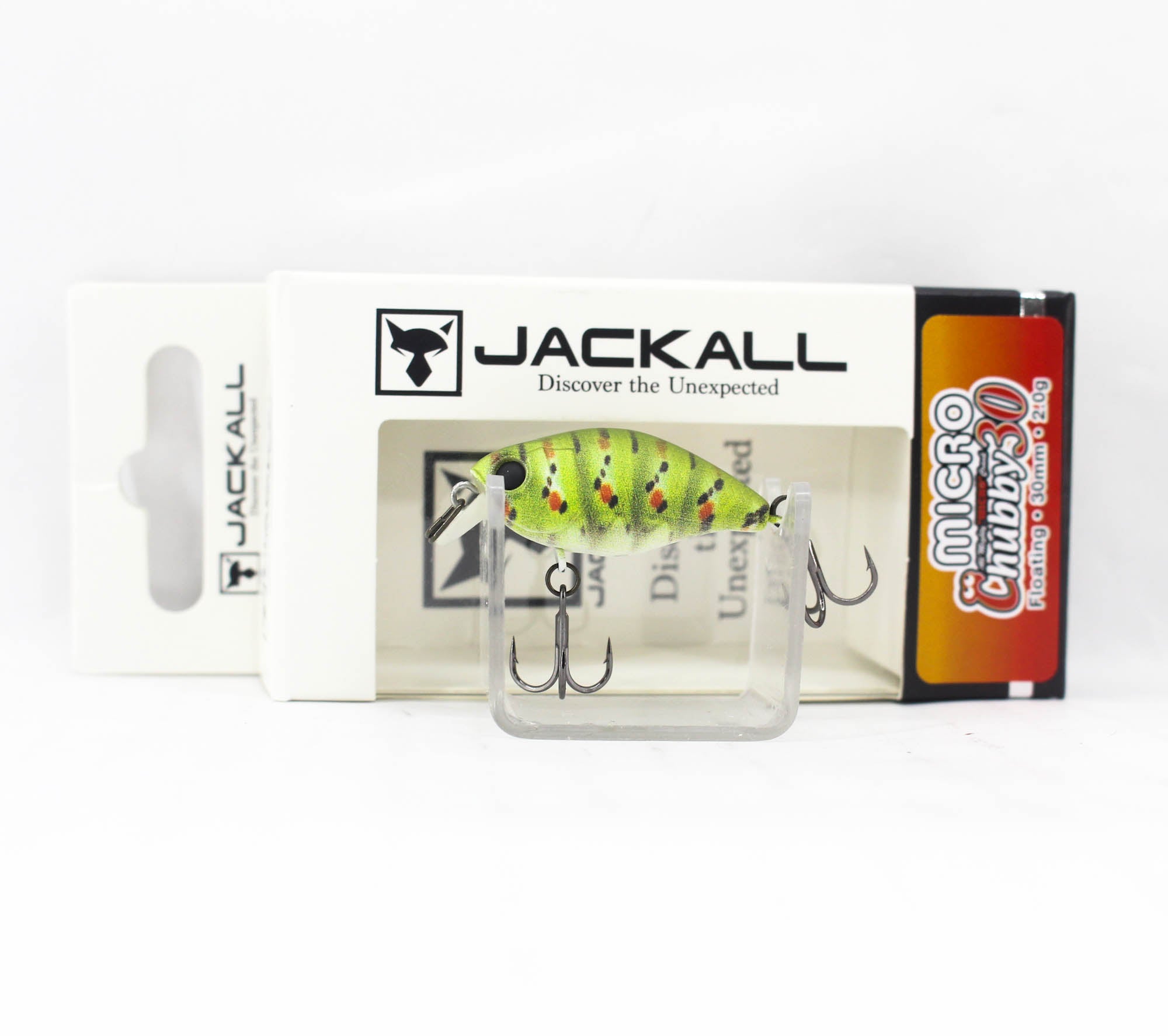 Jackall Chubby Micro 30F Floating Lure RT Green Caterpillar (1814)