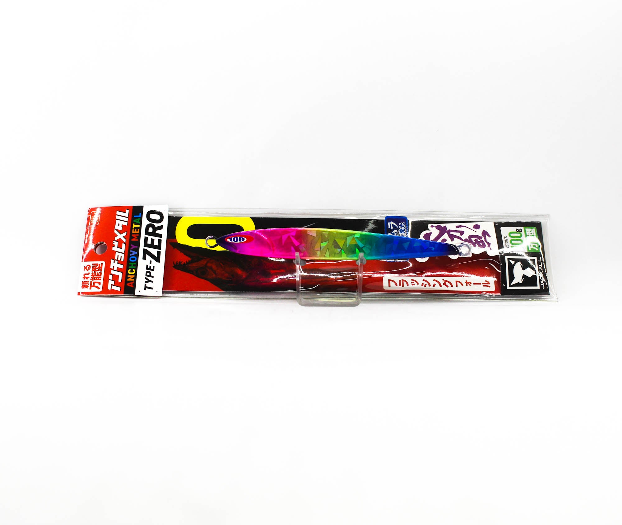 Jackall Metal Jig Anchovy Type 0 Flush Fall 100 grams HA UV Candy (2477)