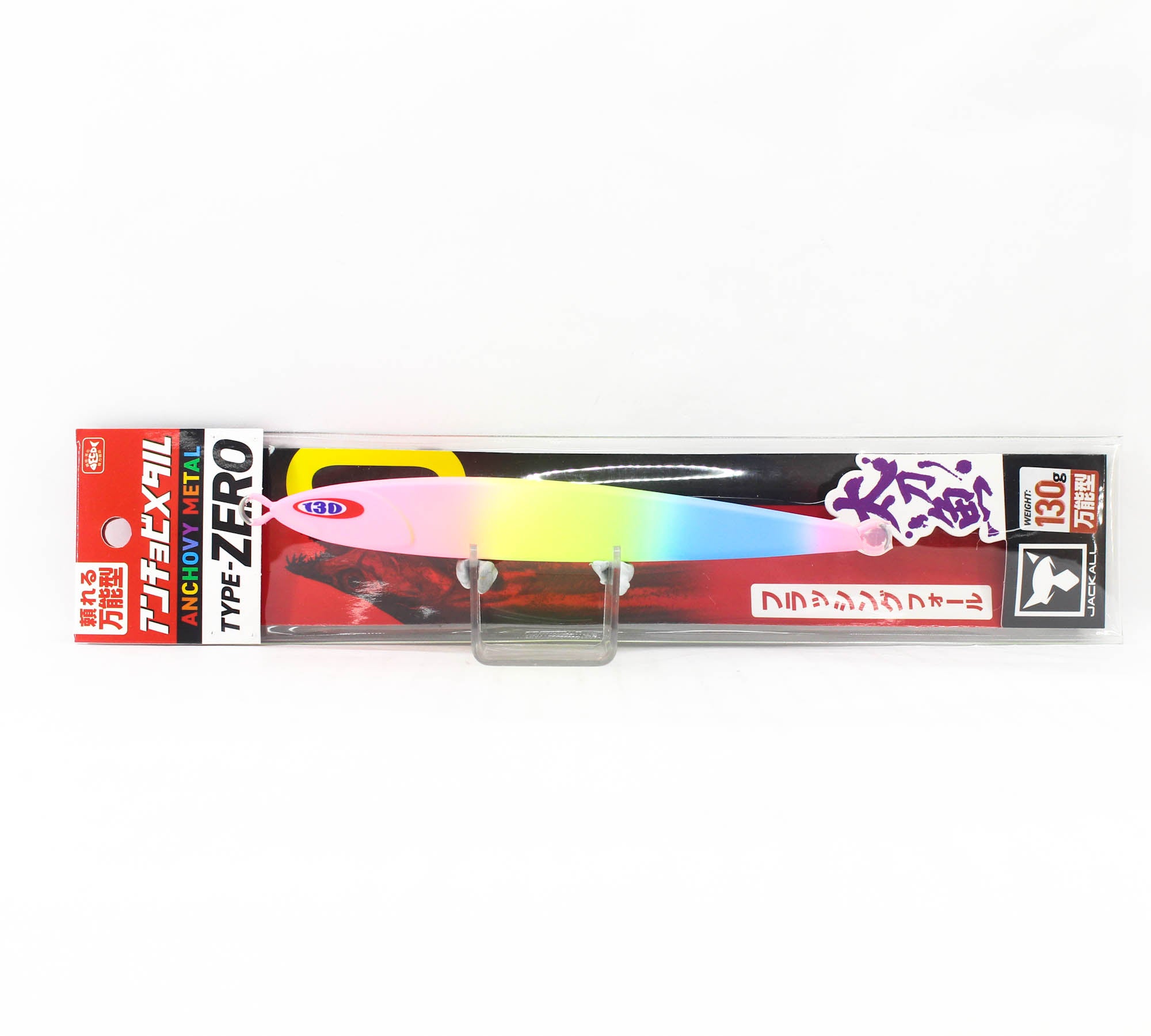 Jackall Metal Jig Anchovy Type 0 Flush Fall 130 grams Glow Candy (2491)