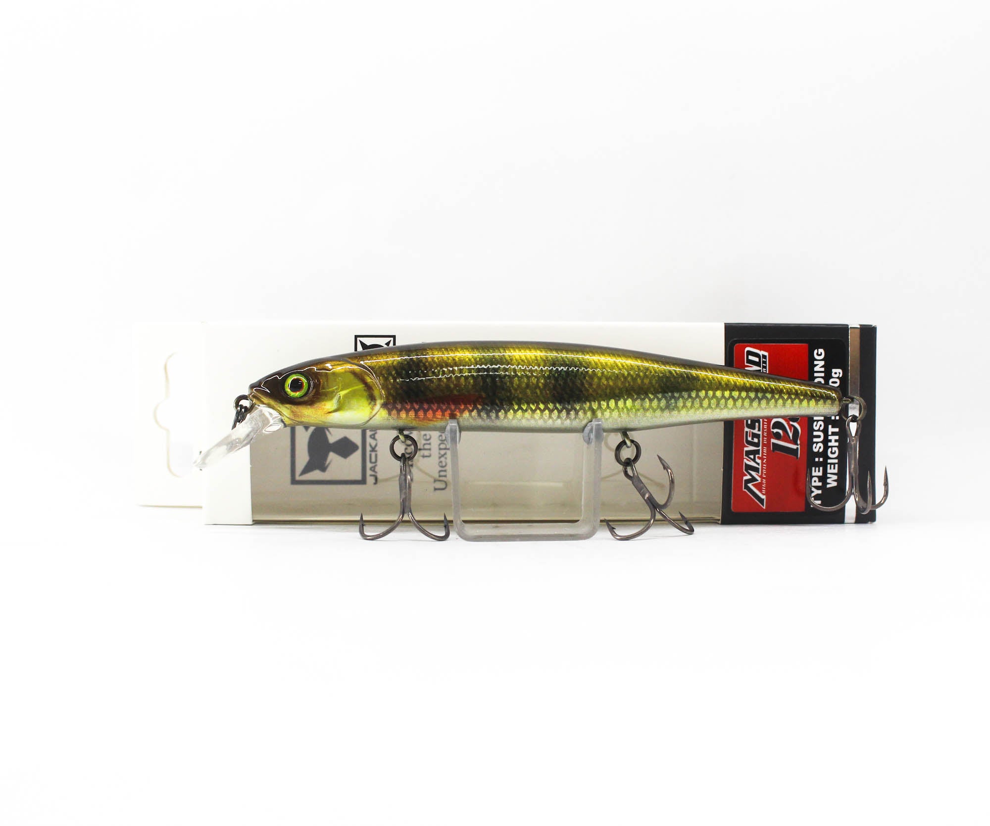 Jackall Magsquad 128SP Jerkbait Suspend Lure RT Lively Perch (3115)